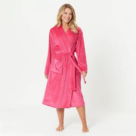 Be You Ribbed Ribbed Texture Longline Robe