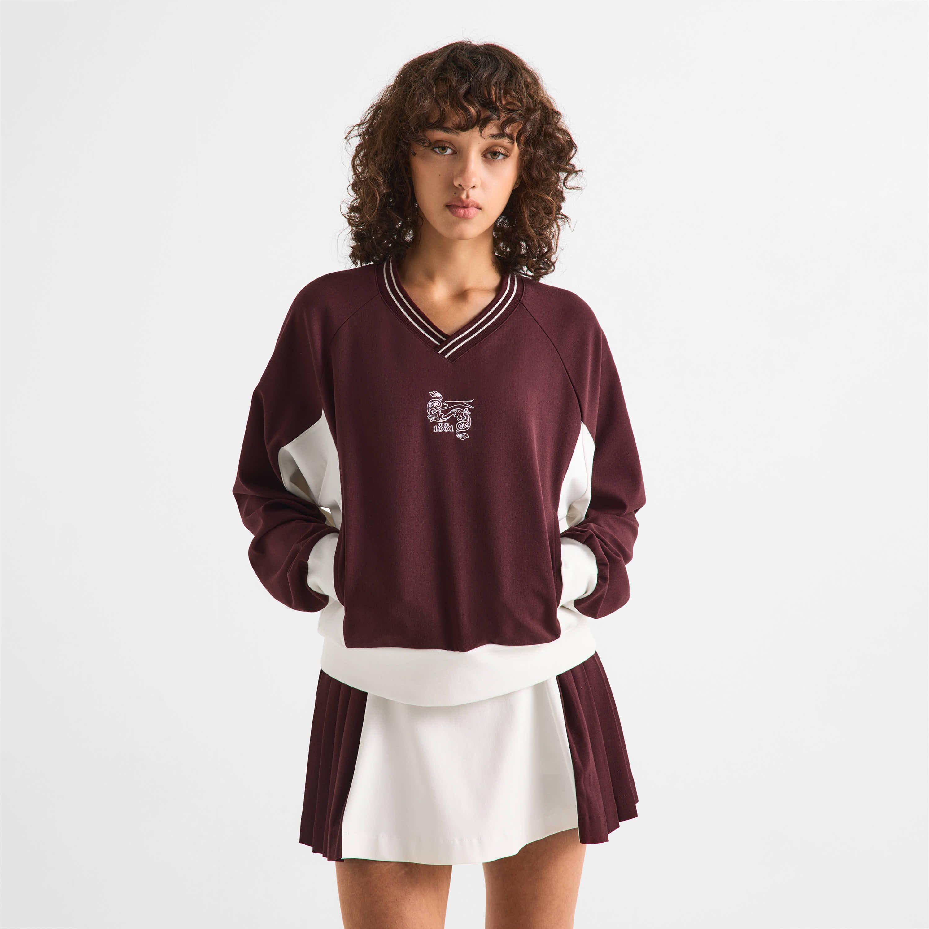 Burgundy - Slazenger - Off-Court Women’s Afterplay Pullover - 3