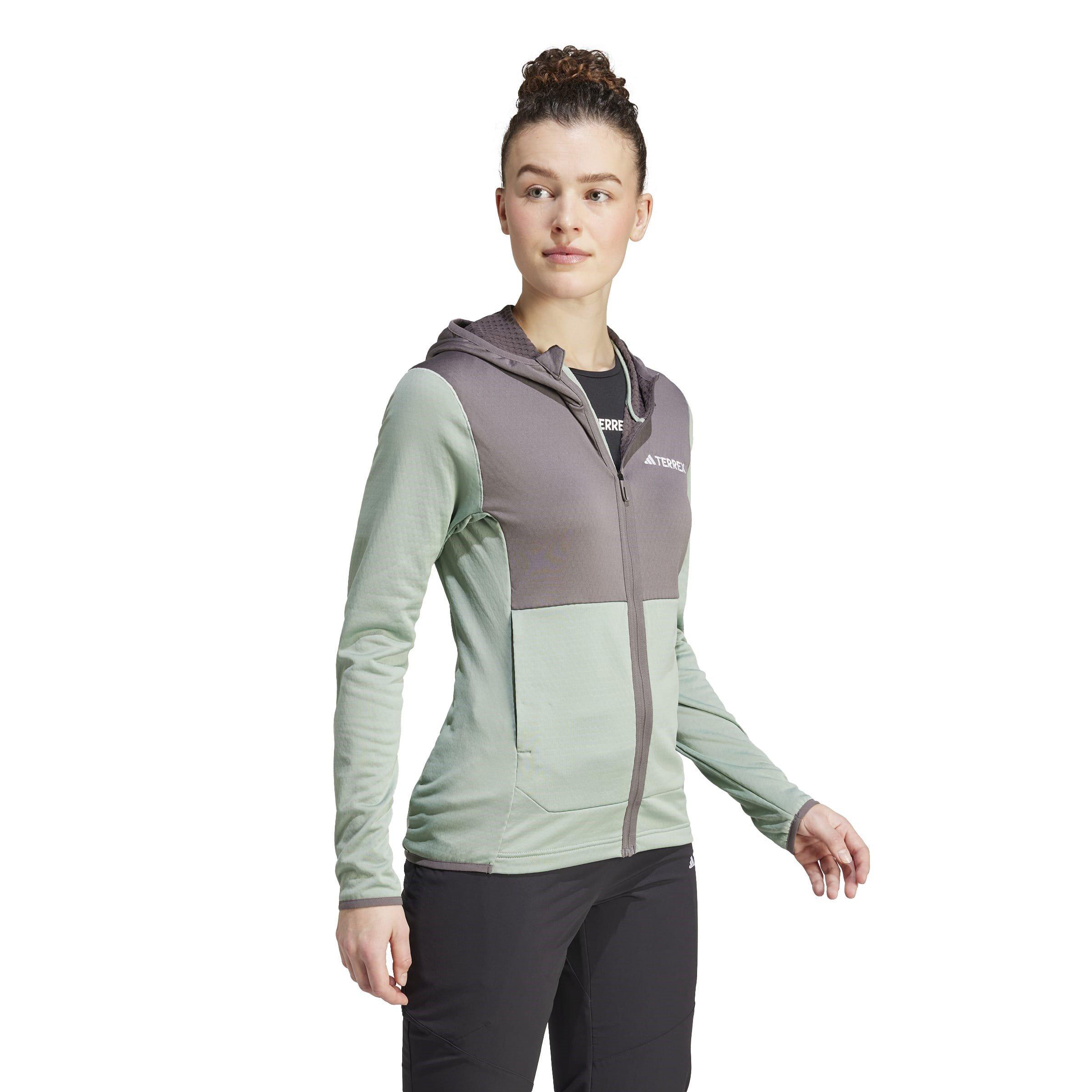 Green - adidas - Full Zip Fleece - 5