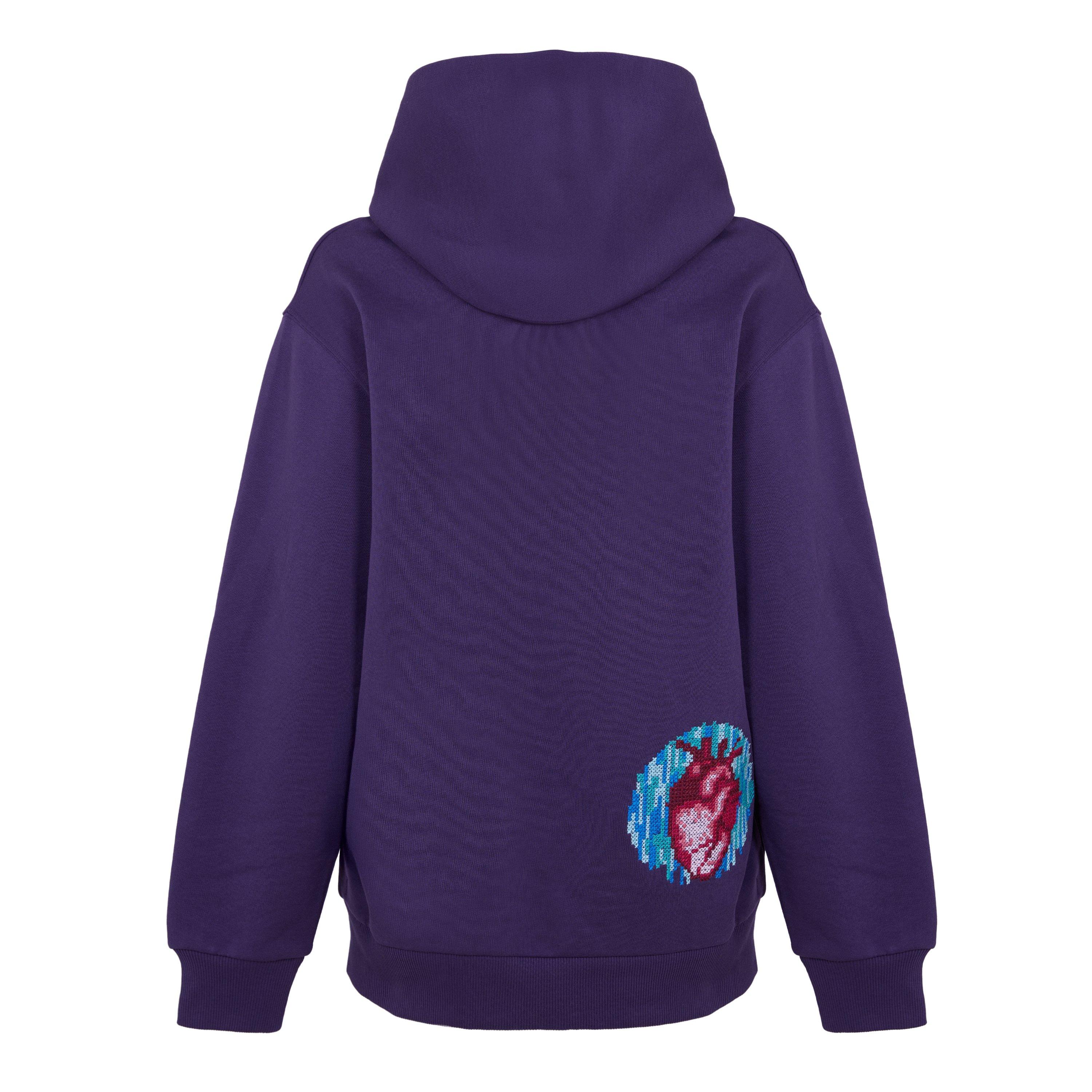 Purple Glass - Diadora - Diadora Eye Hoodie Sweater Womens - 2