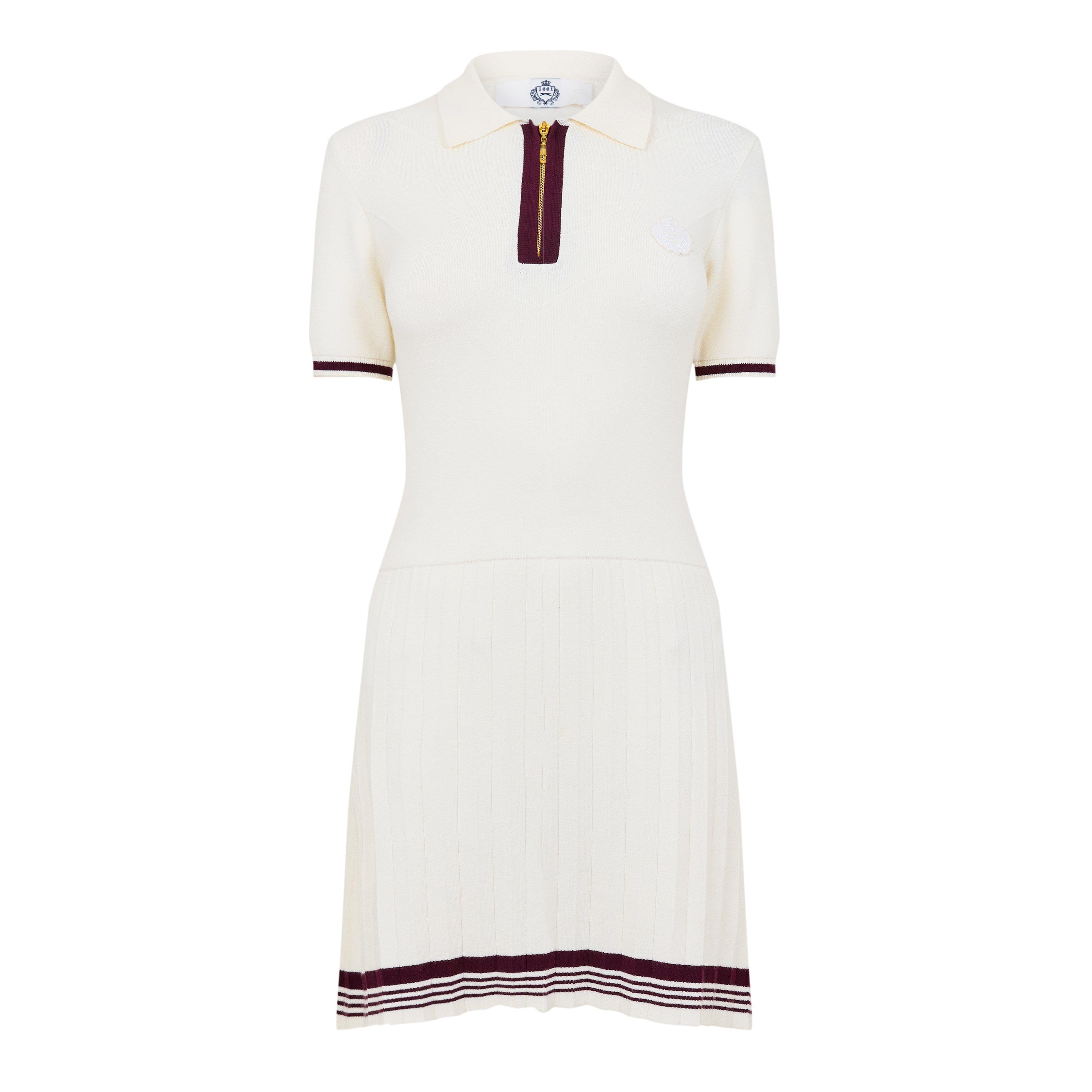 White - Slazenger Off-Court - Off-Court Women’s Interval Knitted Dress - 1