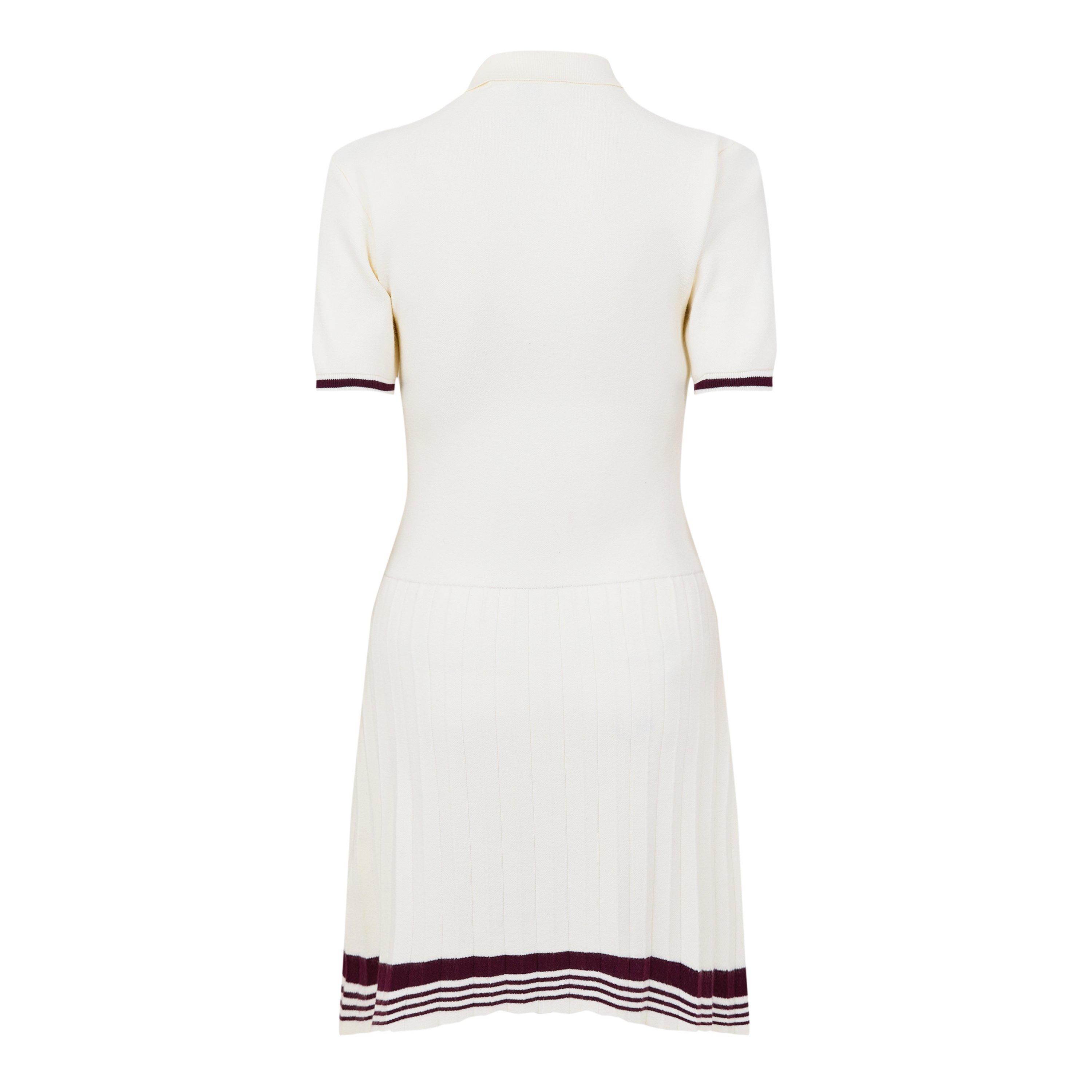 White - Slazenger - Off-Court Women’s Interval Knitted Dress - 2