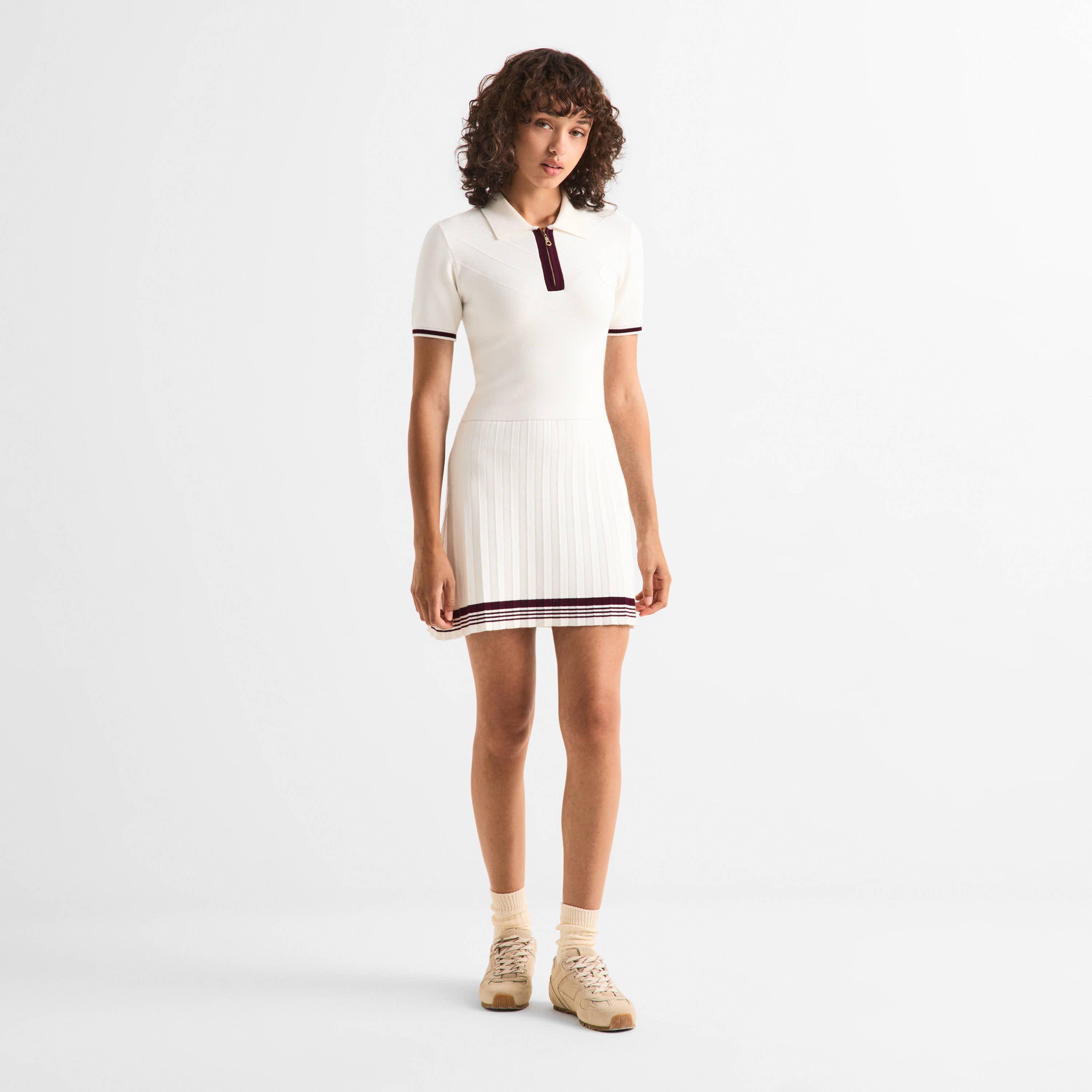White - Slazenger - Off-Court Women’s Interval Knitted Dress - 6