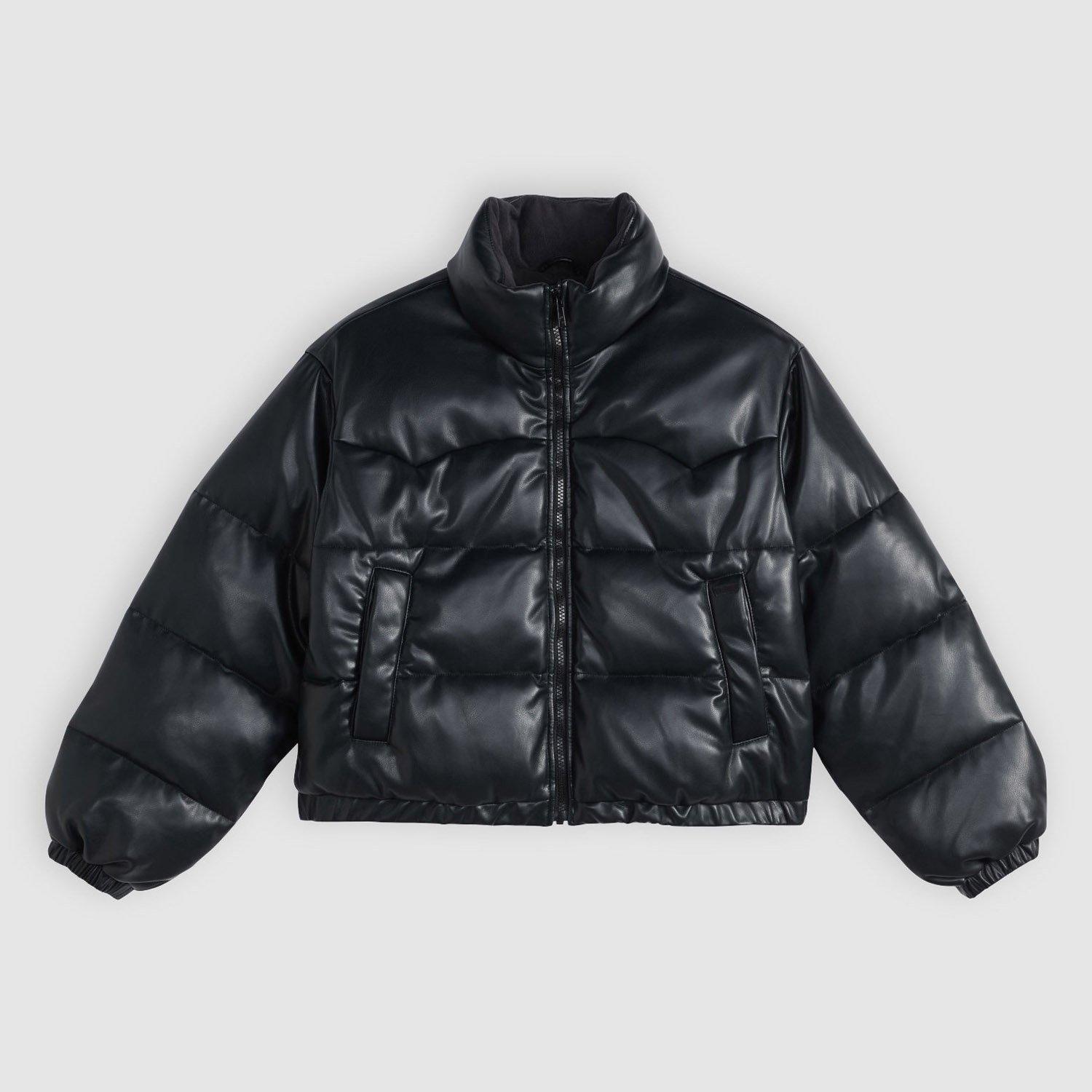 Black Night - Levis - Women's Short Puffer Jacket - 1