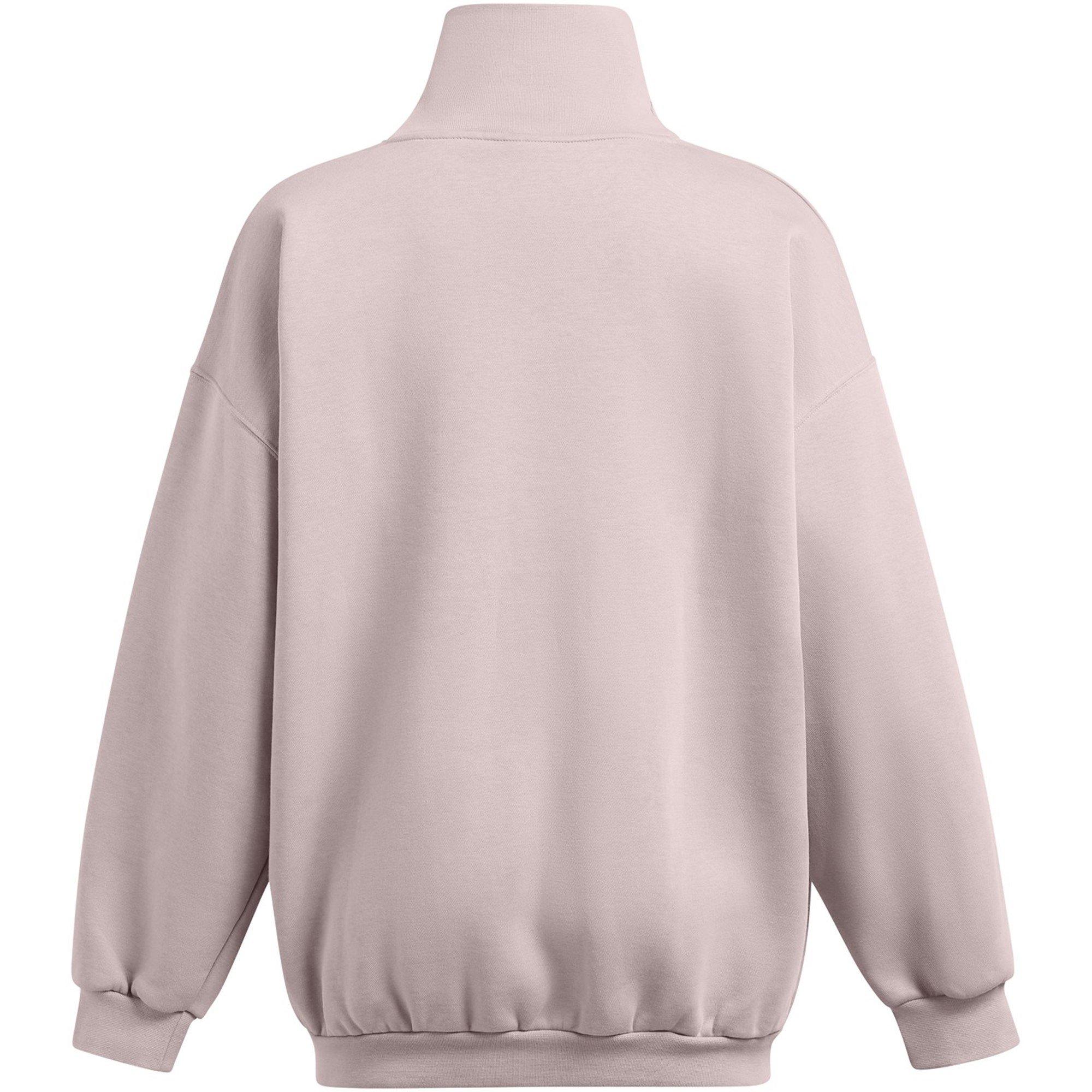 Grey - Under Armour - Mock Neck Sweatshirt - 2