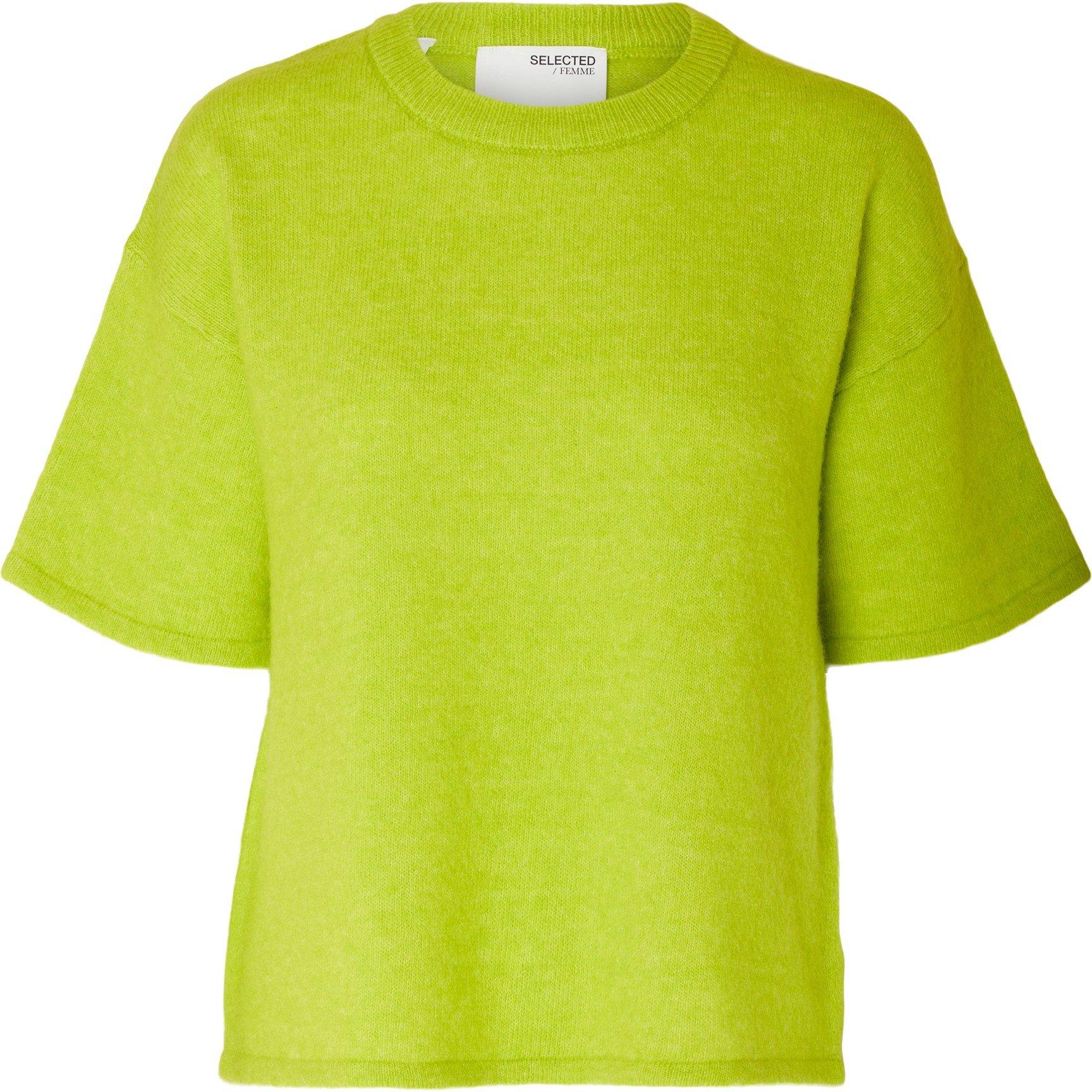 Verde Lima - Selected Femme - Women's Maline Knitted Top - 6