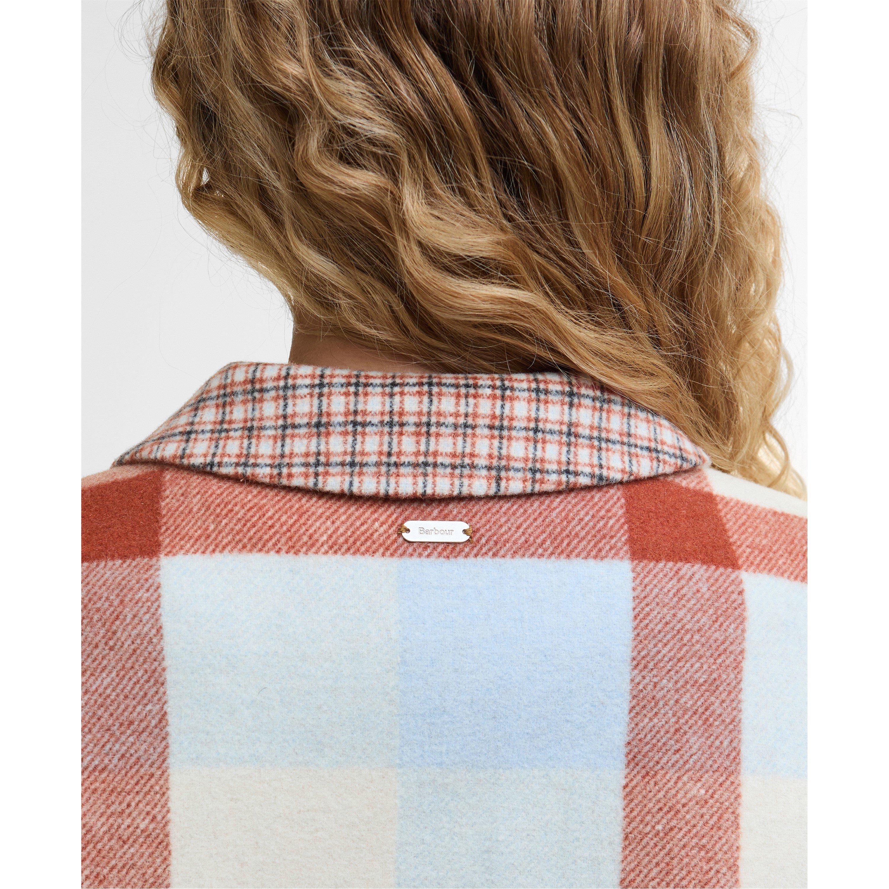 Multi Check - Barbour - Women's Robyn Tartan Wool Blend Overshirt - 6