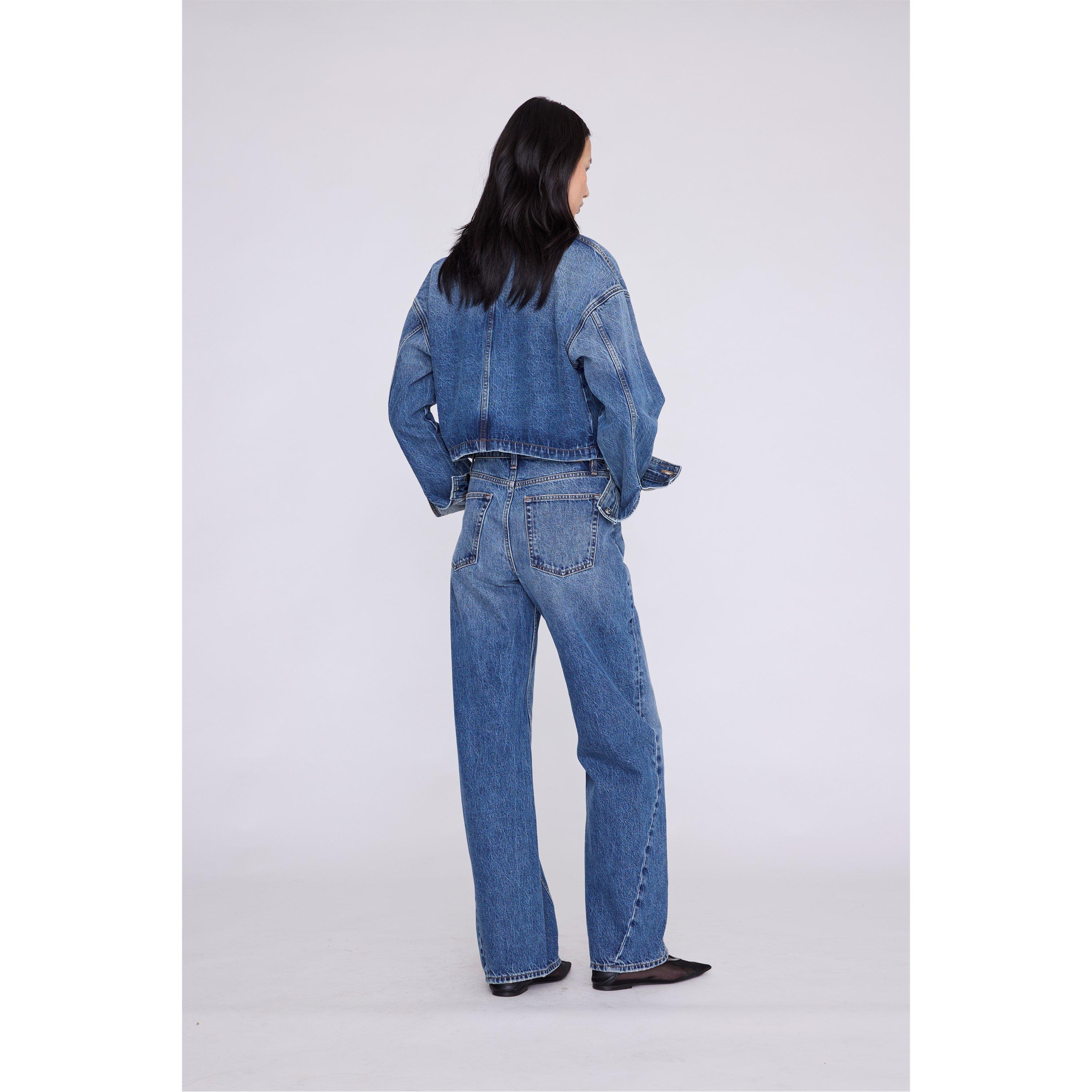 Blue - Anine Bing - Women's Yuma Denim Jacket - 2