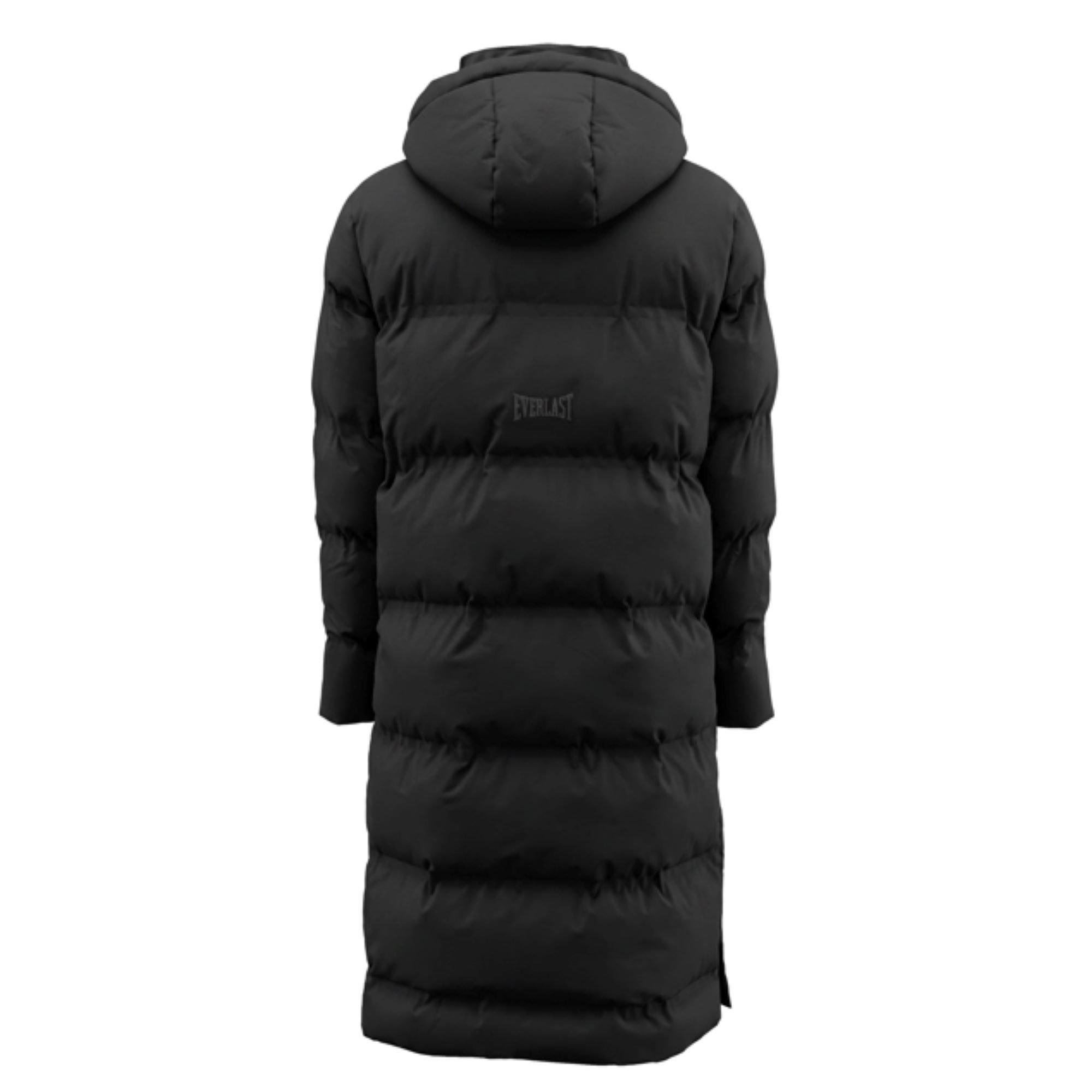 Black - Everlast - Everlast Long Bubble Puffer Jackets Womens - 3