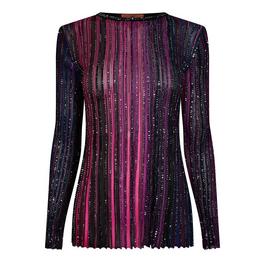 Missoni Sequinned Striped Jumper