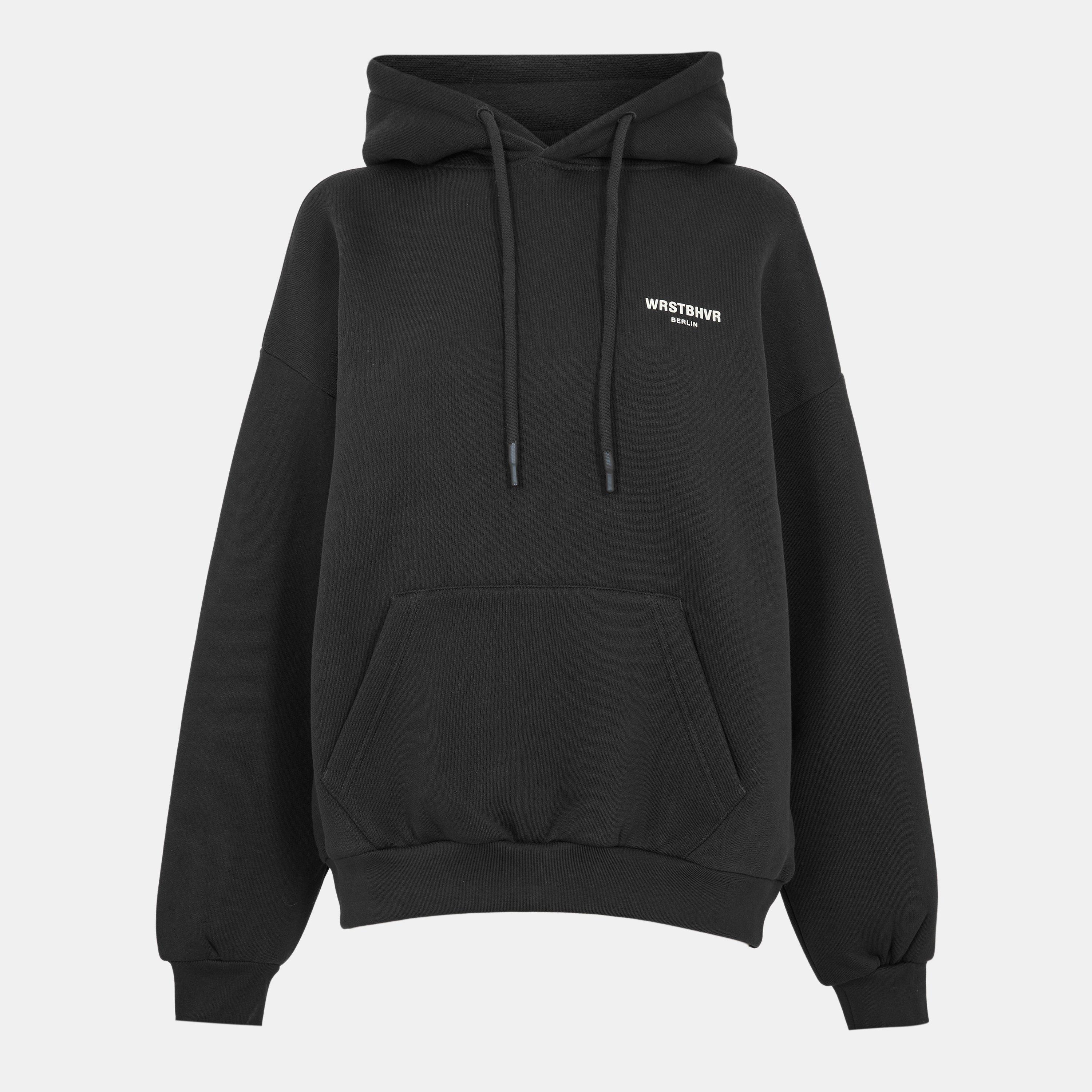 Black - WRSTBHVR - Women's Studio Over-the-Head Relaxed Fit Hoodie - 1