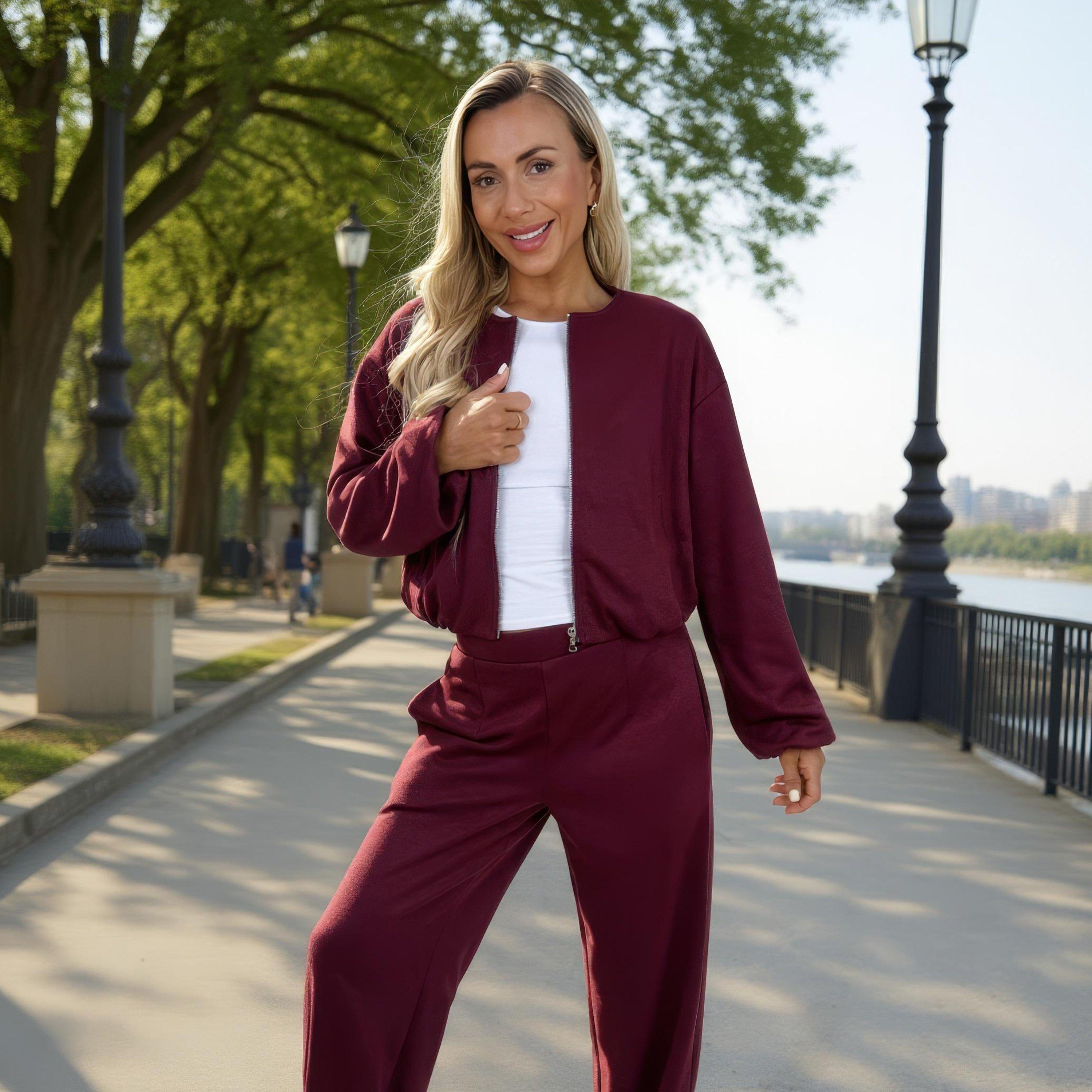 Burgundy - AX Paris - AX Bubble Hem Crp Bo Ld99 - 2