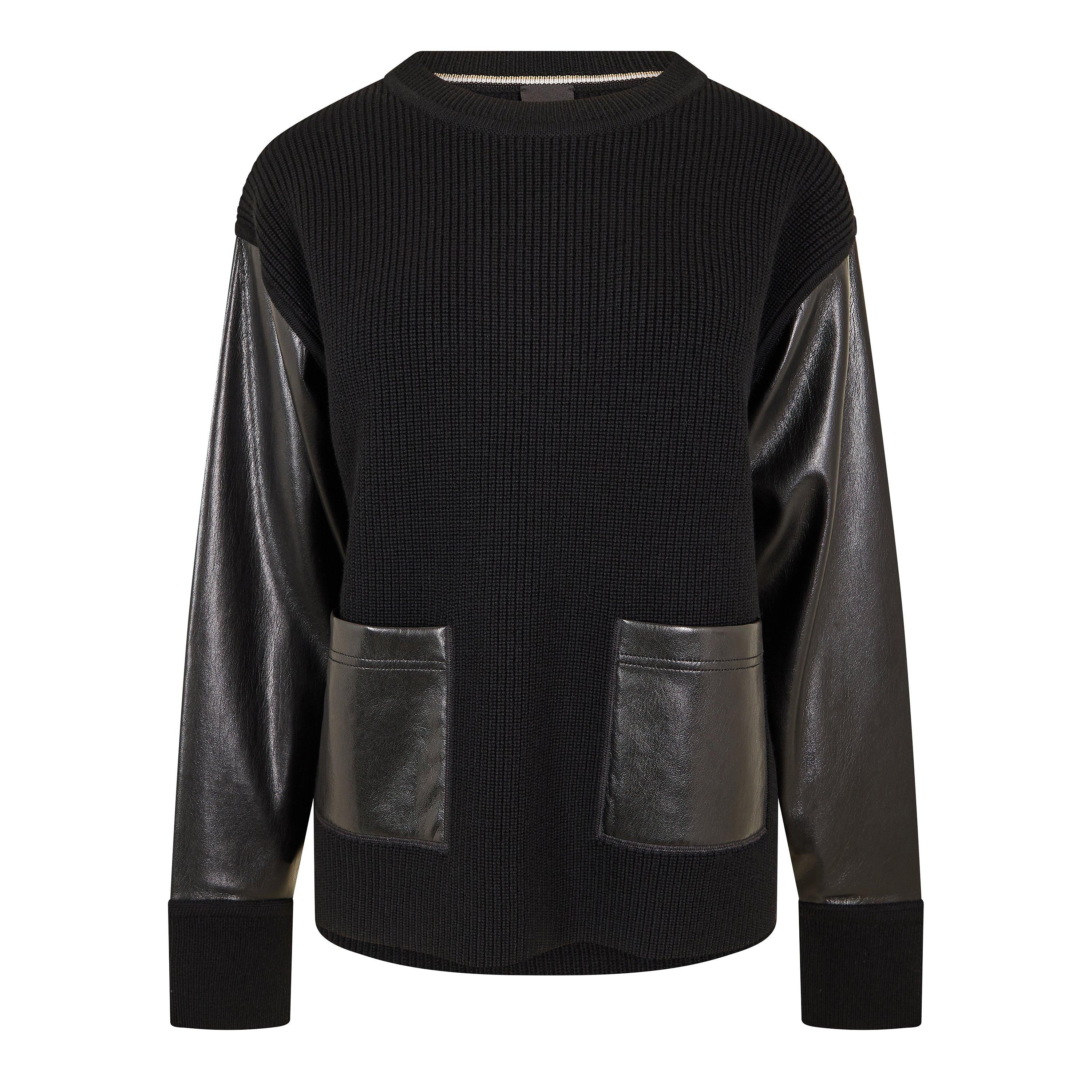 Boss Women's Fanalian Crew Sweatshirt - Black - Size 10 (M)