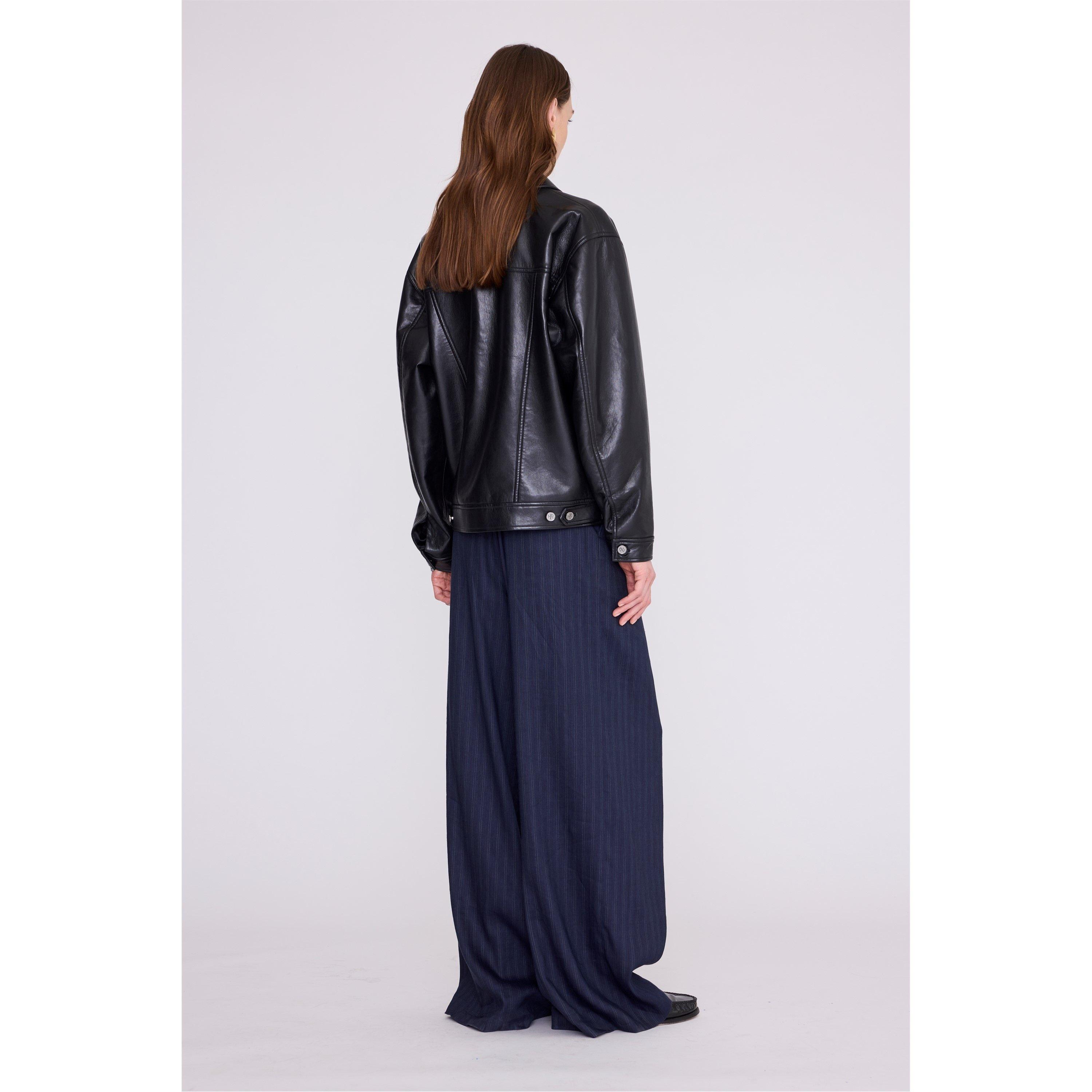 Black - Anine Bing - Women's Rory Denim Jacket - 3