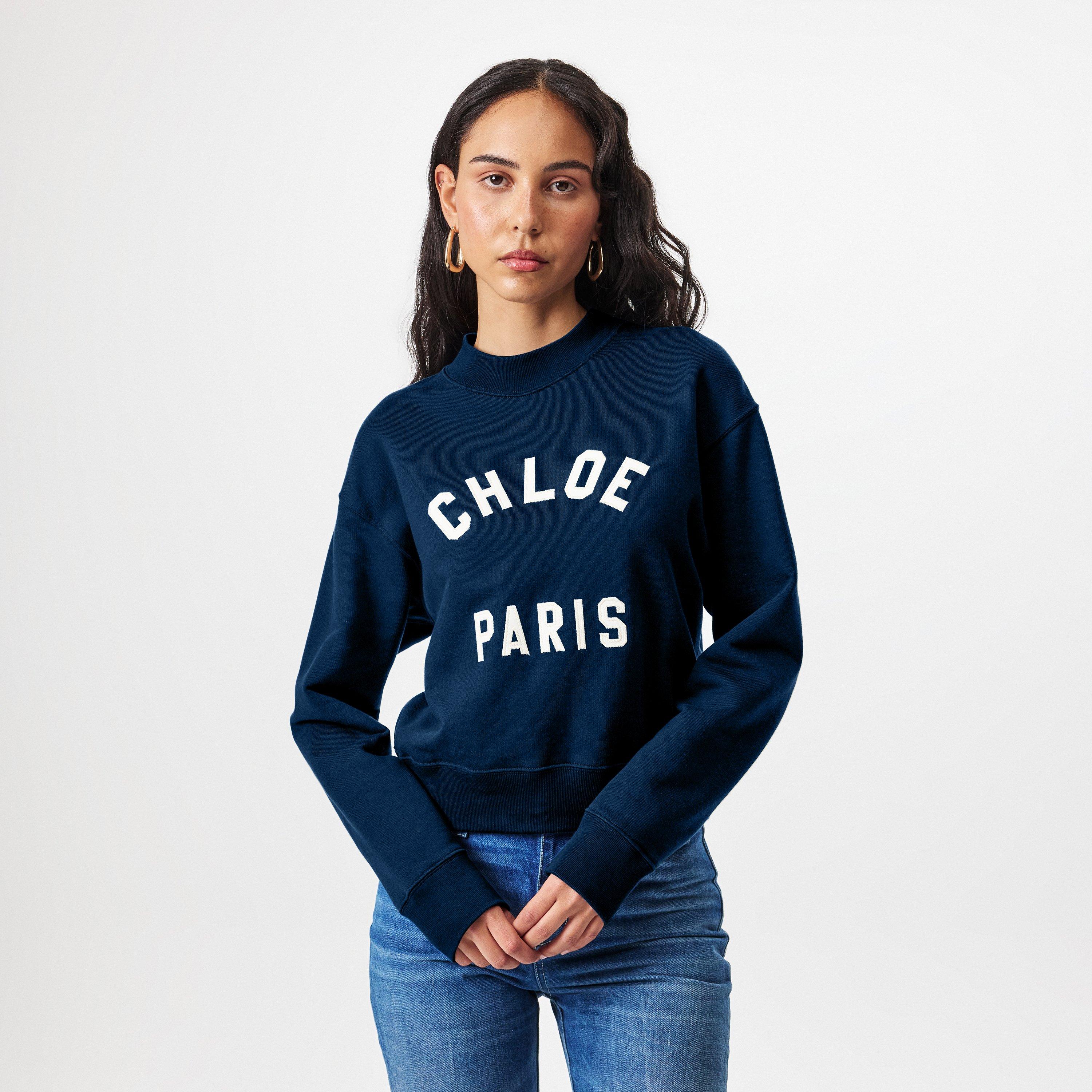 Classic Navy - Chloe - Paris Logo Sweater - 3
