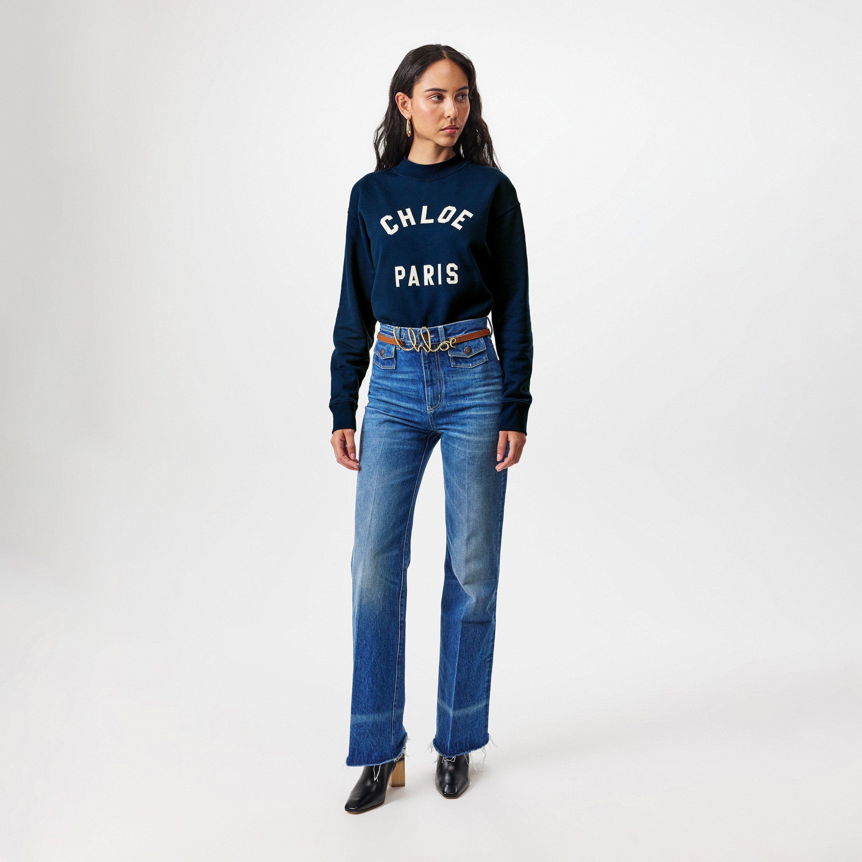 Classic Navy - Chloe - Paris Logo Sweater - 6