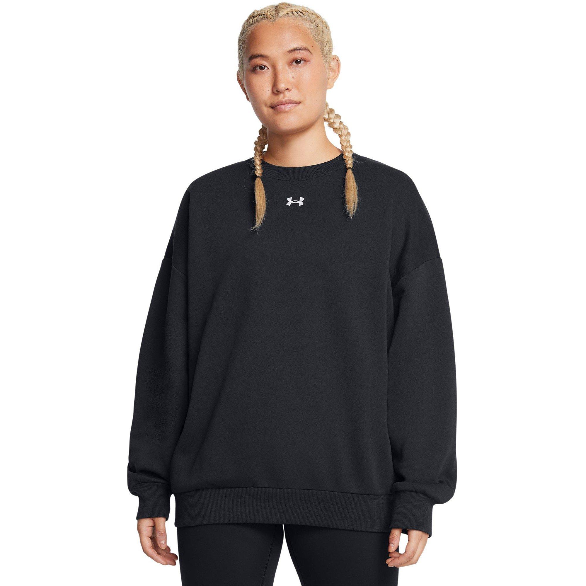 Nero - Under Armour - Under Armour Rival Fleece Os Crew Sweatshirt Womens - 3