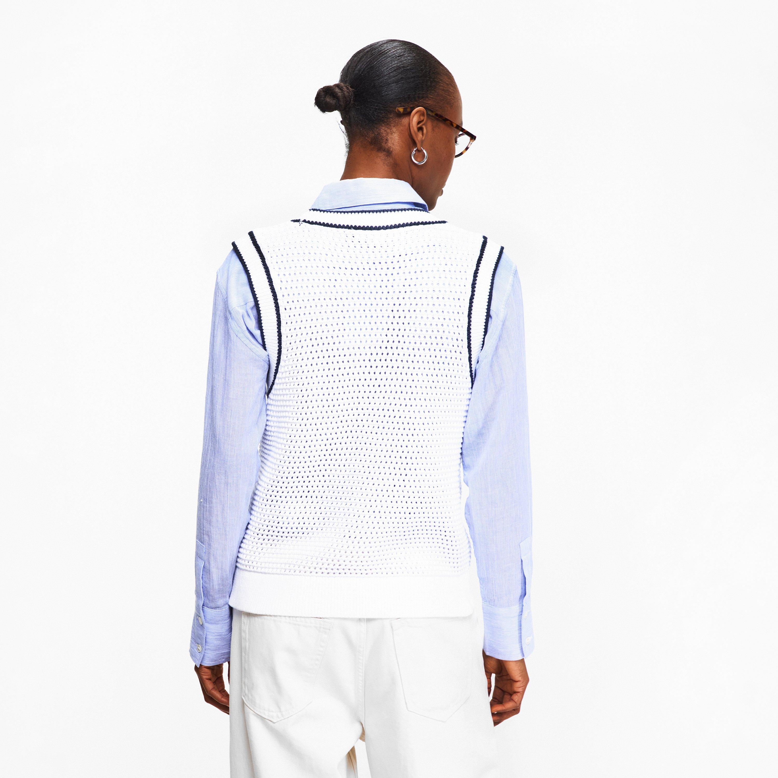 white bl night - Varley - Women's Leilani Knitted Tank Top - 4