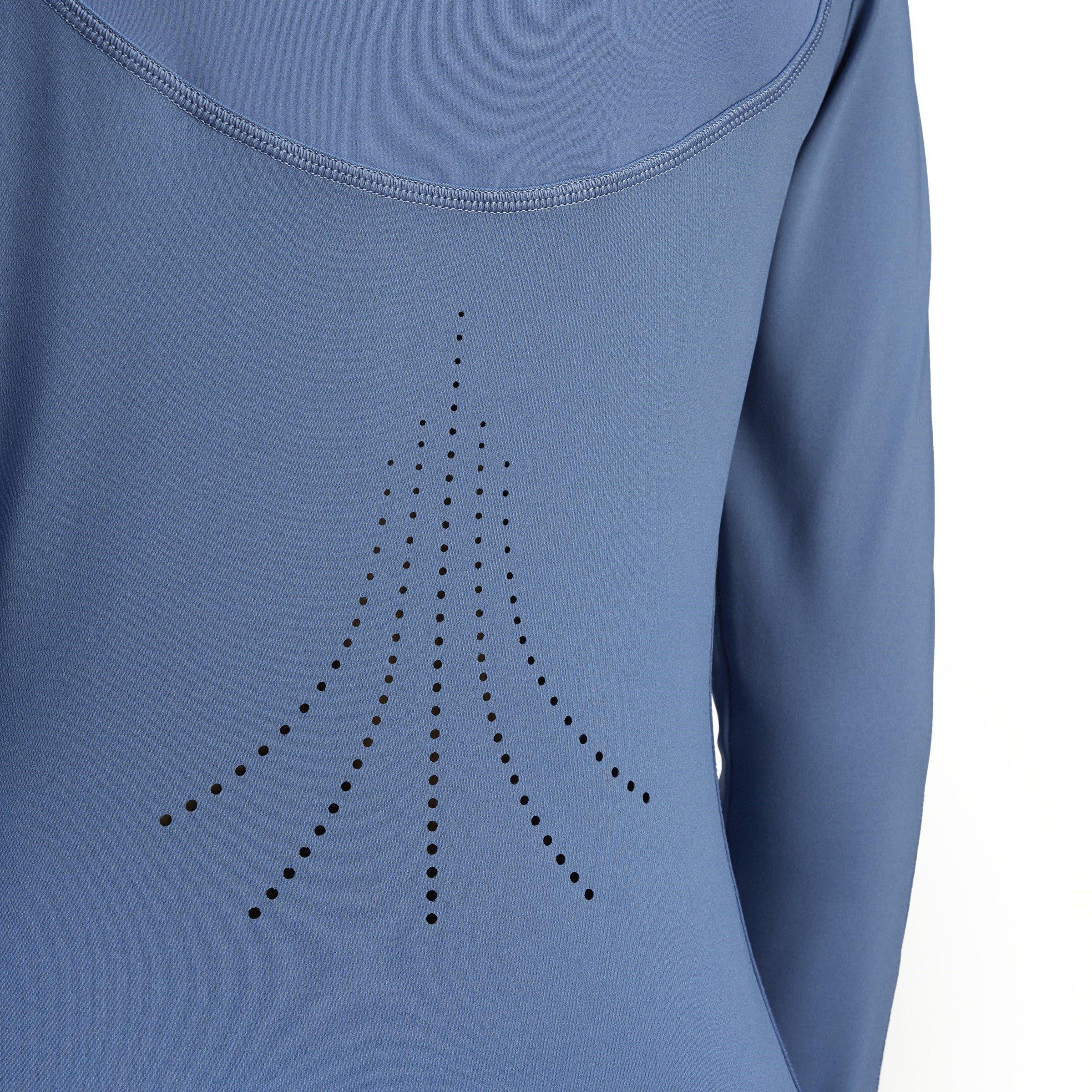 deep sea blue - adidas by Stella McCartney - Women's AEROREADY Long Sleeve Thumbhole Slim Fit Performance Training Jacket - 5