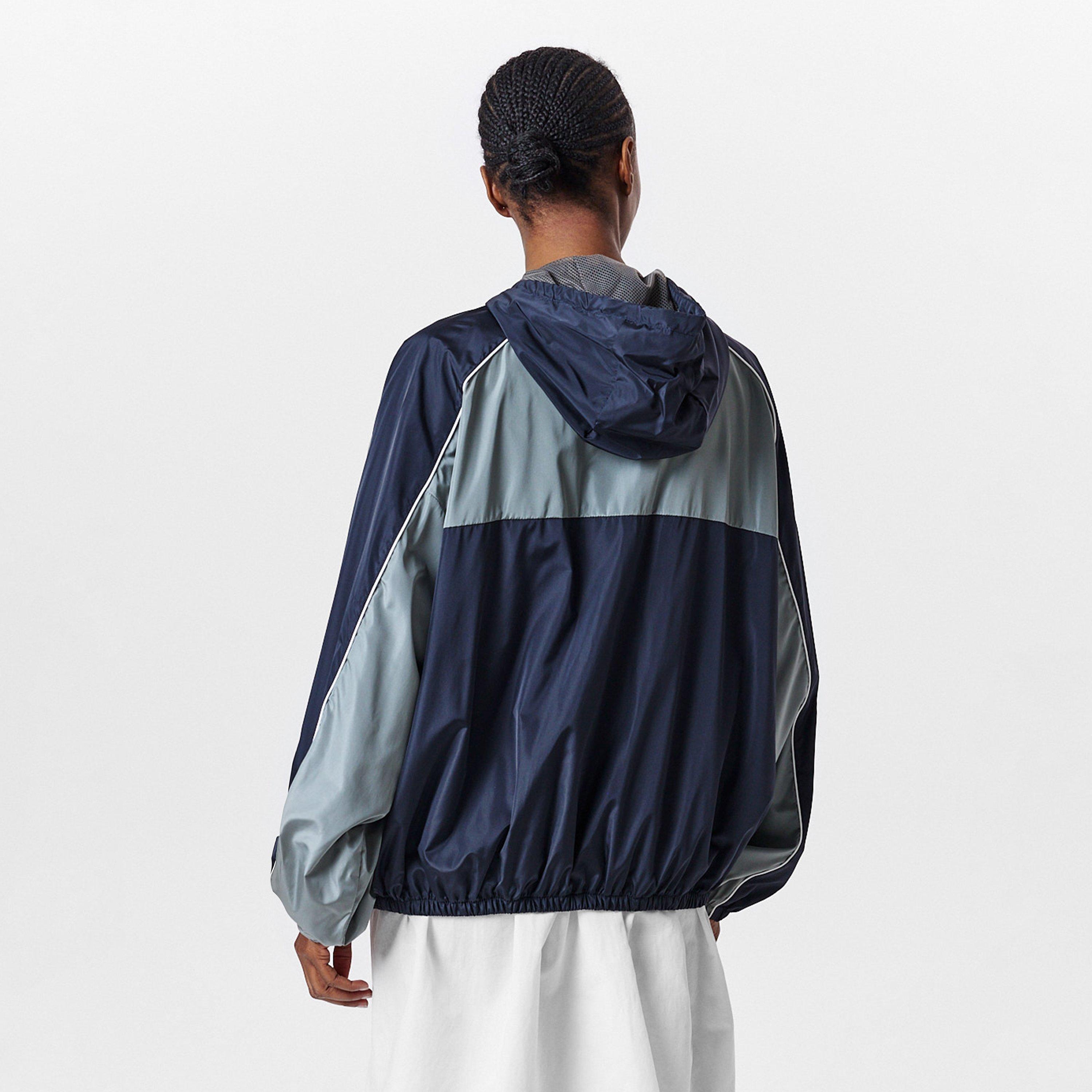 Blu + Piombo - Miu Miu - Women's Zipper Silk Lightweight Bomber Jacket - 4