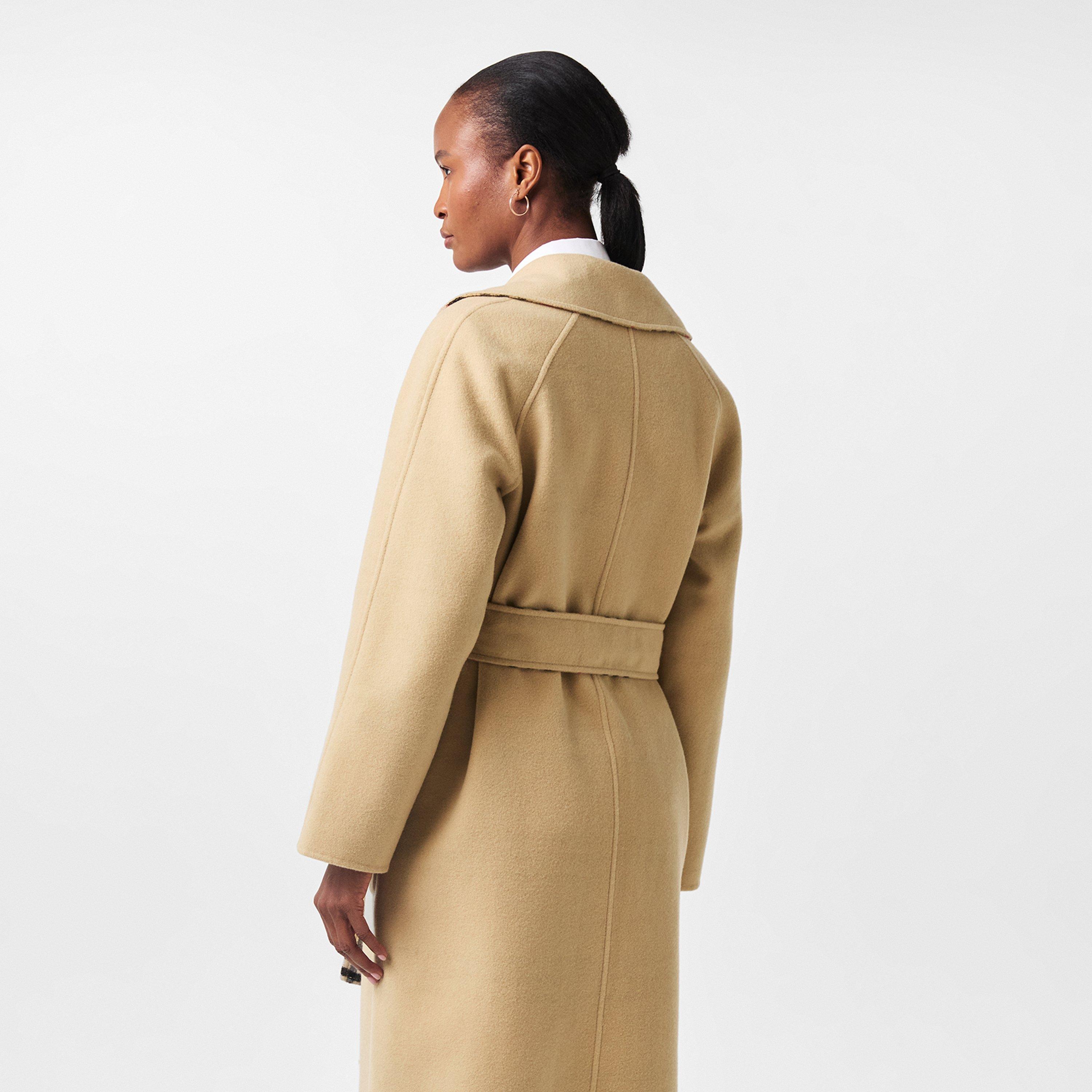 FLAX - Burberry - Women's Reversible Cashmere Trench Overcoat - 4