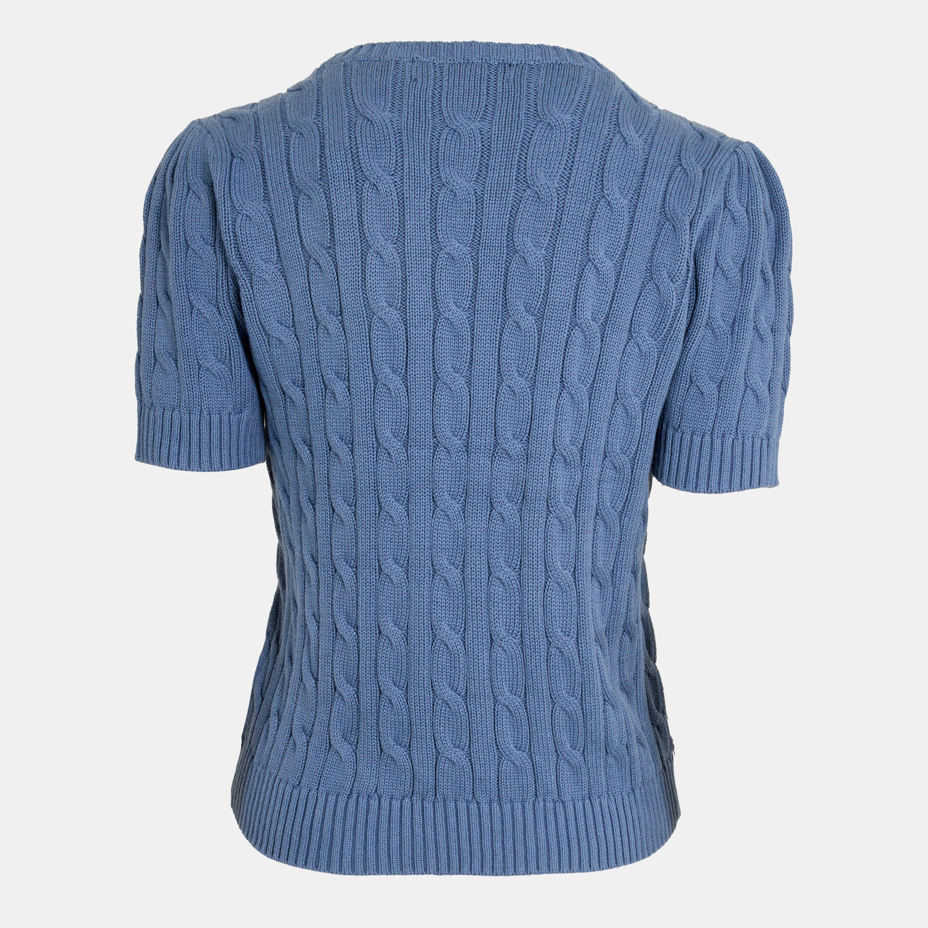 Capri Blue - Lauren by Ralph Lauren - Women's Knitted Top - 2