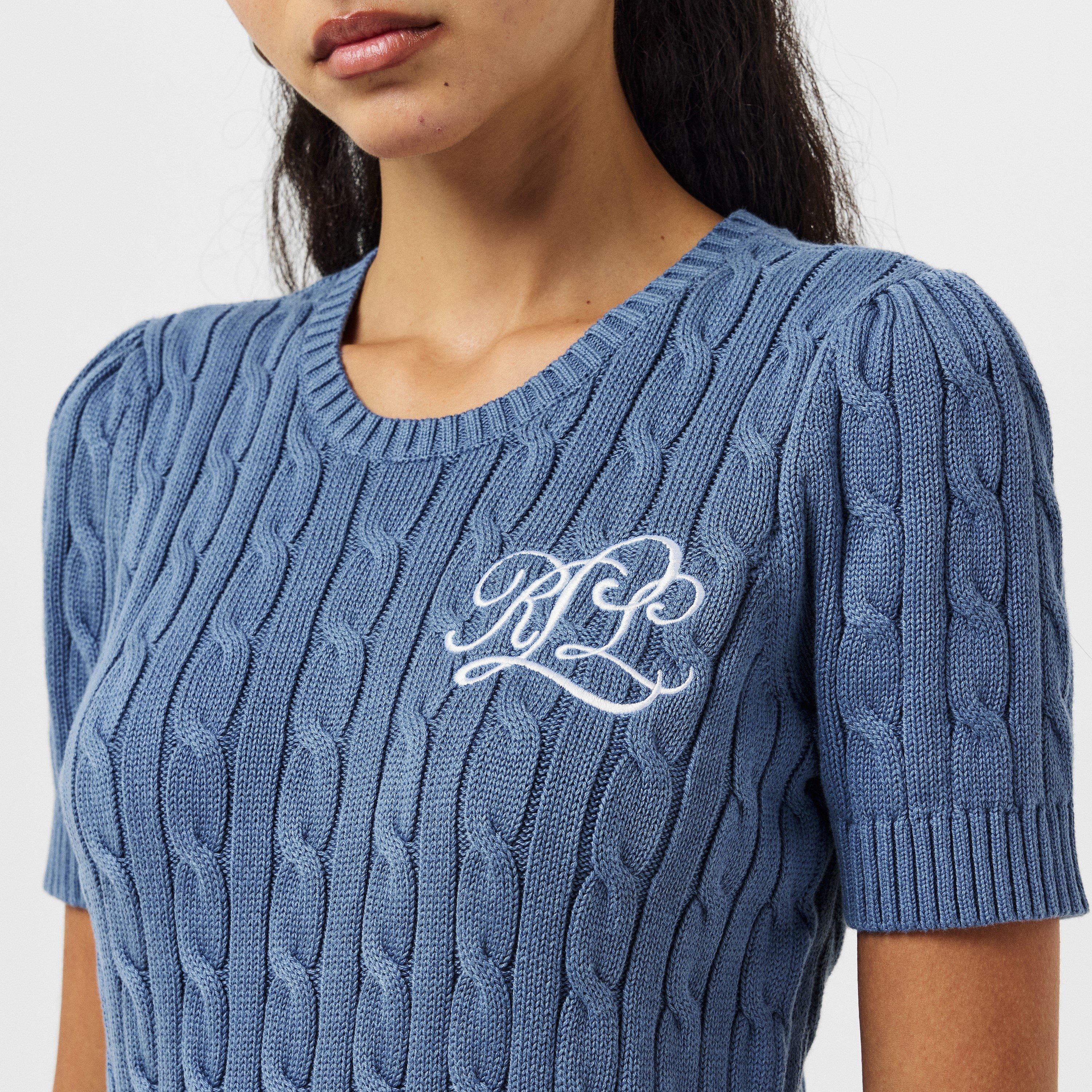 Capri Blue - Lauren by Ralph Lauren - Women's Knitted Top - 5