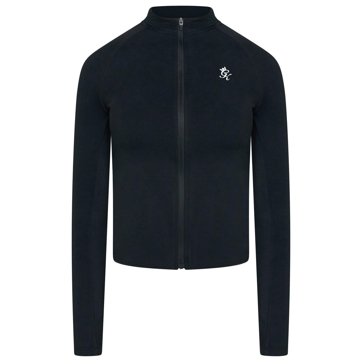 яке Womens Full Zip Funnel Long Sleeve Slim Fit Performance Training