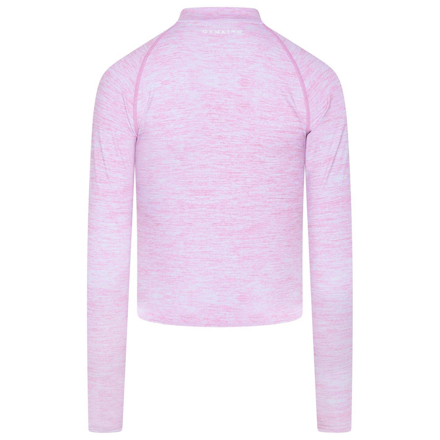 Pink Grindle - Gym King - GymKi Full Zip Funnel Long Sleeve Slim Fit Performance Training Jacket - 4