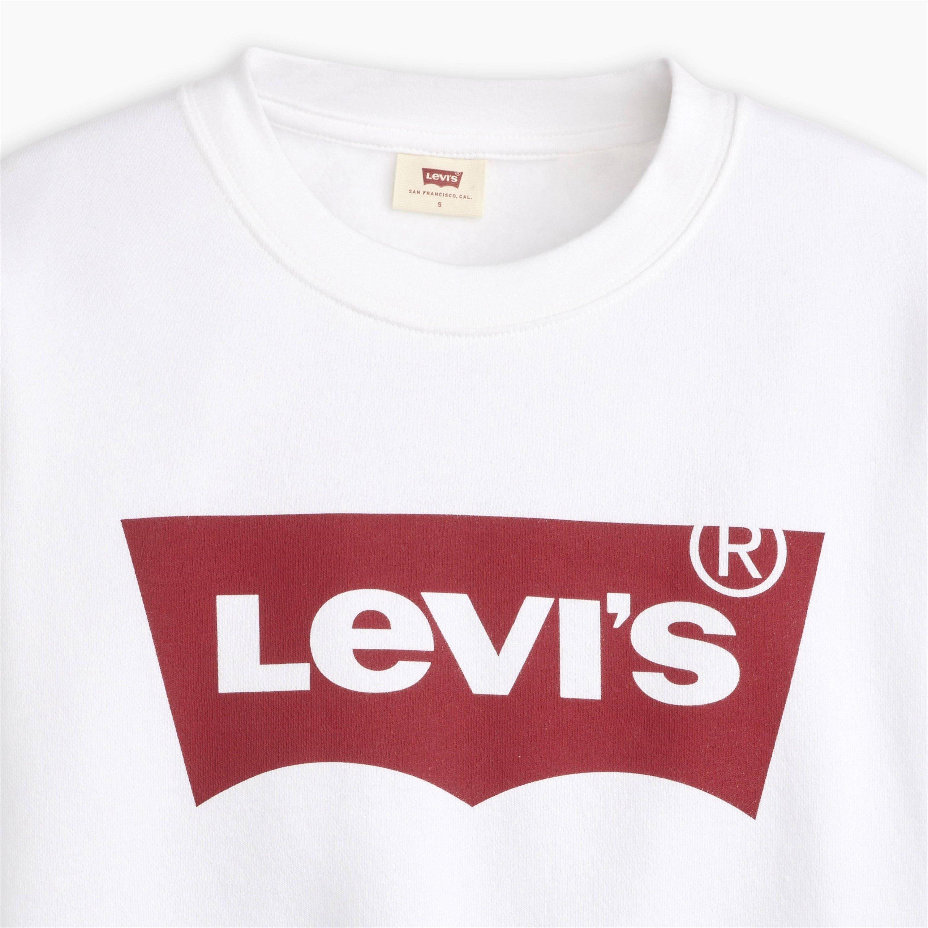 Better White - Levis - Batwing Logo Crew Neck Sweatshirt - 5
