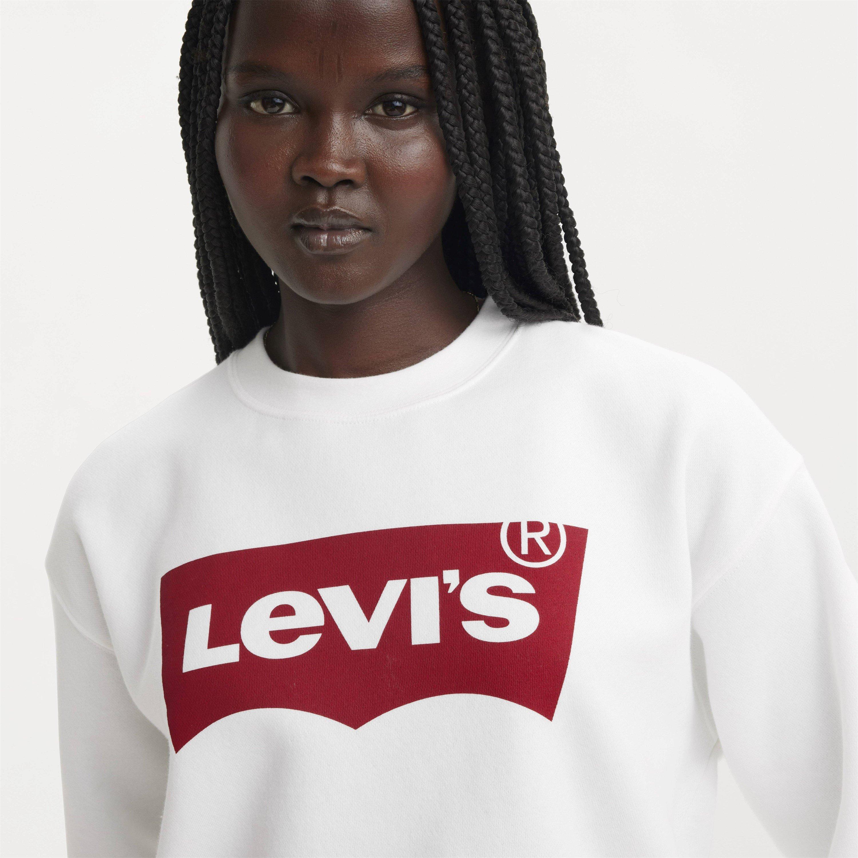 Levi's Kids hoodie Batwing met logo grijs | wehkamp