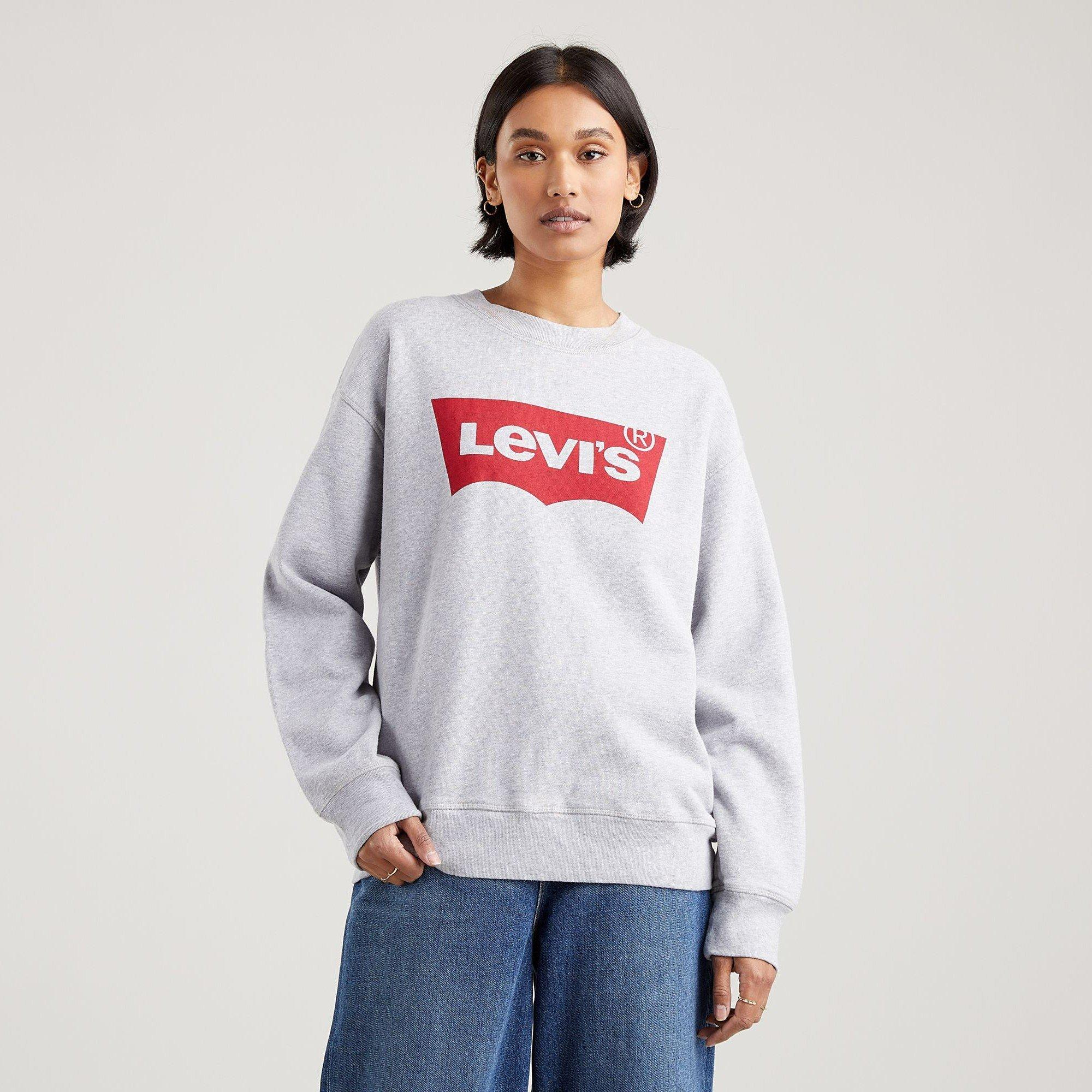 Levis Batwing Logo Crew Neck Sweatshirt Crew Sweaters USC