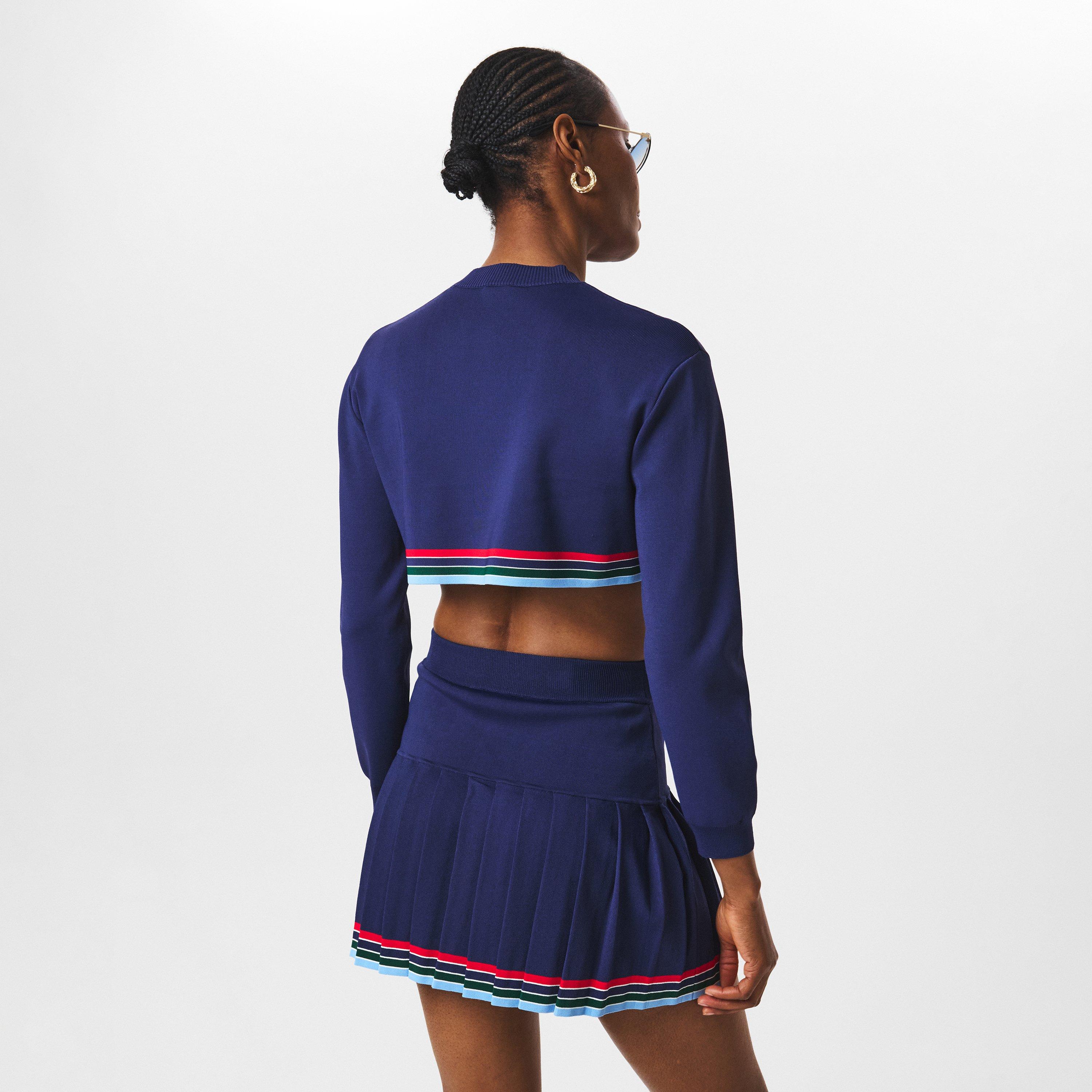 Blue - Casablanca - Women's Casa Baseball Crew Sweatshirt - 4