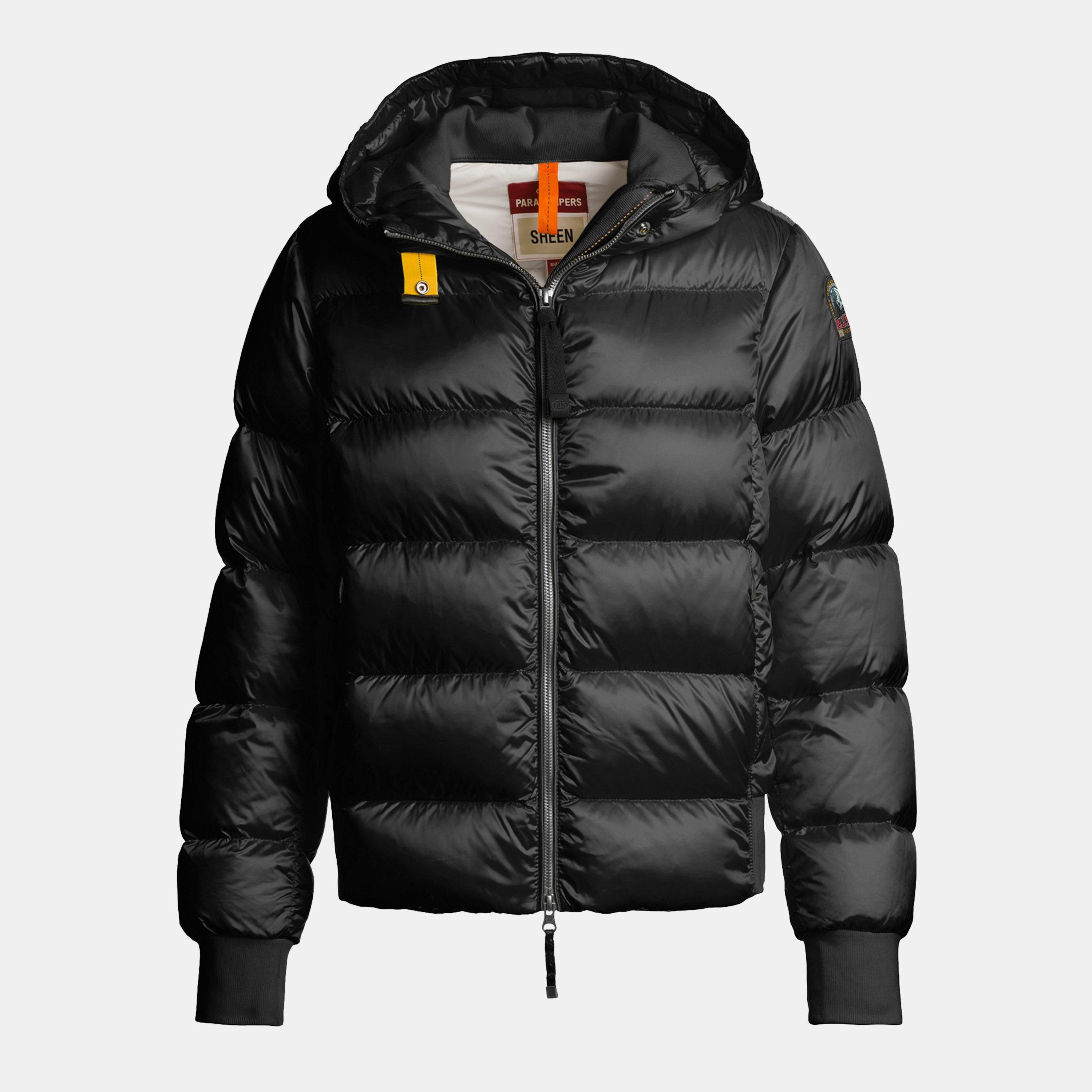 Parajumpers Women's Mariah Water Resistant Duck Down Short Puffer Jacket - Black - 16 (XL)