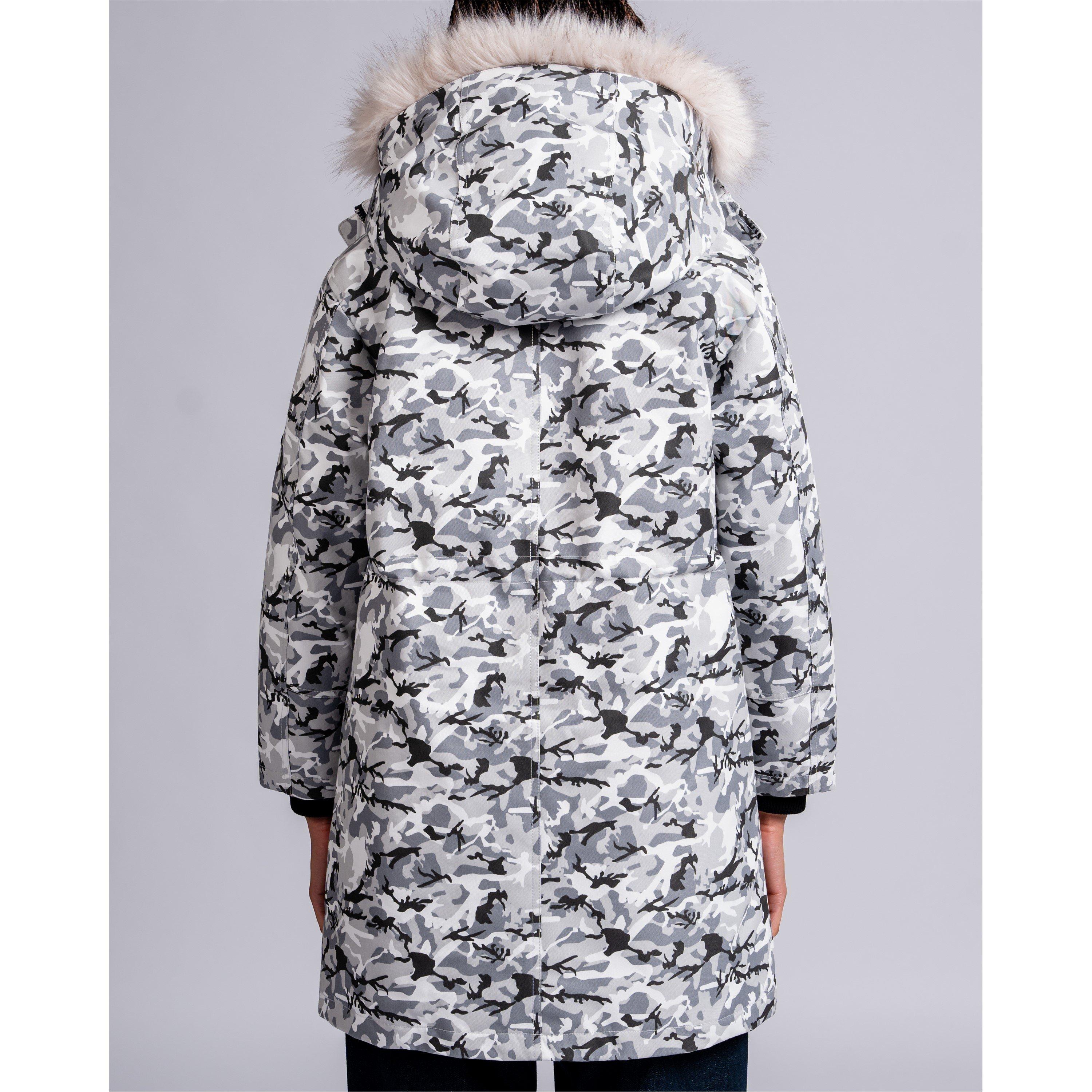 Is-camo - 49Winters - Covent Hooded Faux Fur Trim Cotton Water Resistant Tailored Fit Parka - 2