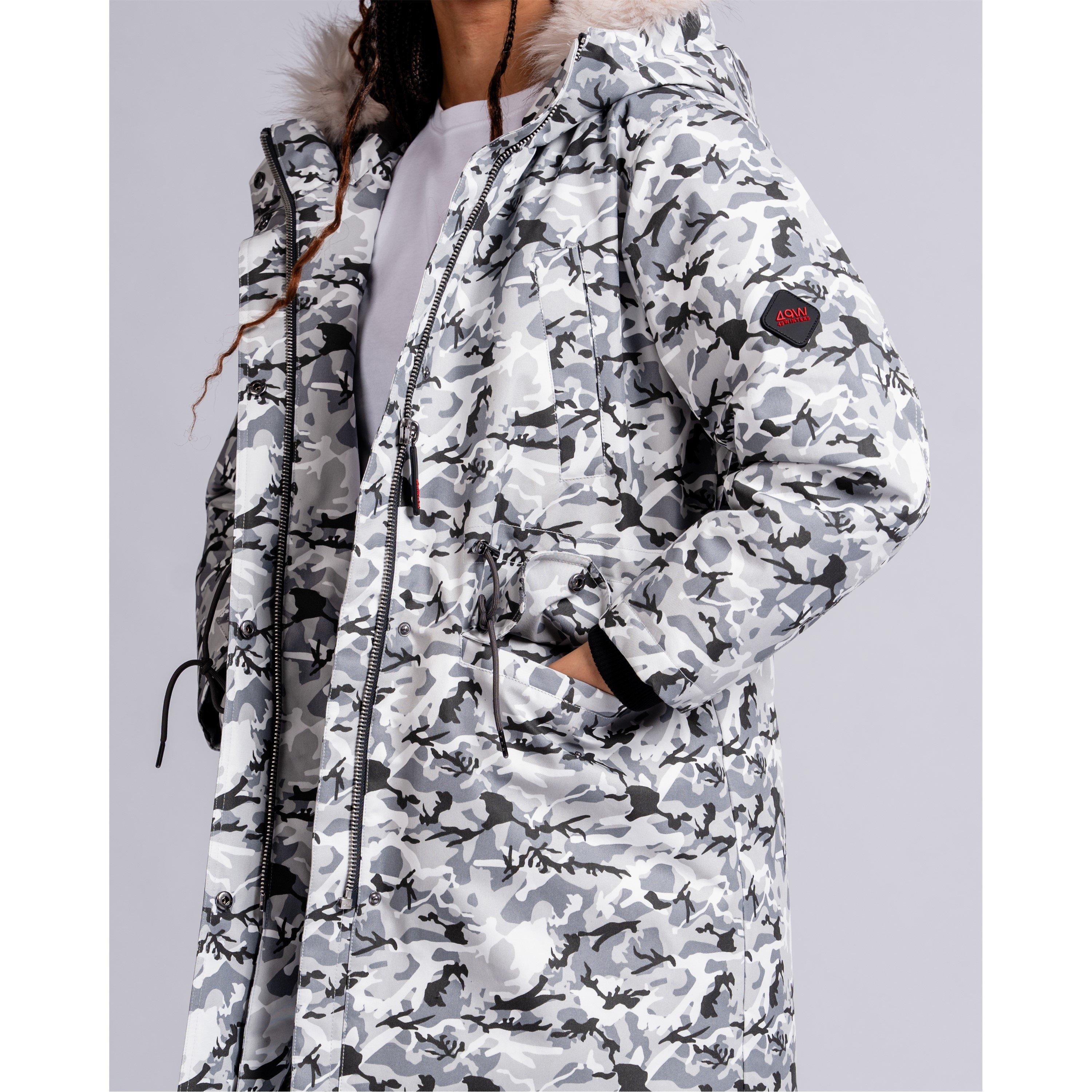 Is-camo - 49Winters - Covent Hooded Faux Fur Trim Cotton Water Resistant Tailored Fit Parka - 4