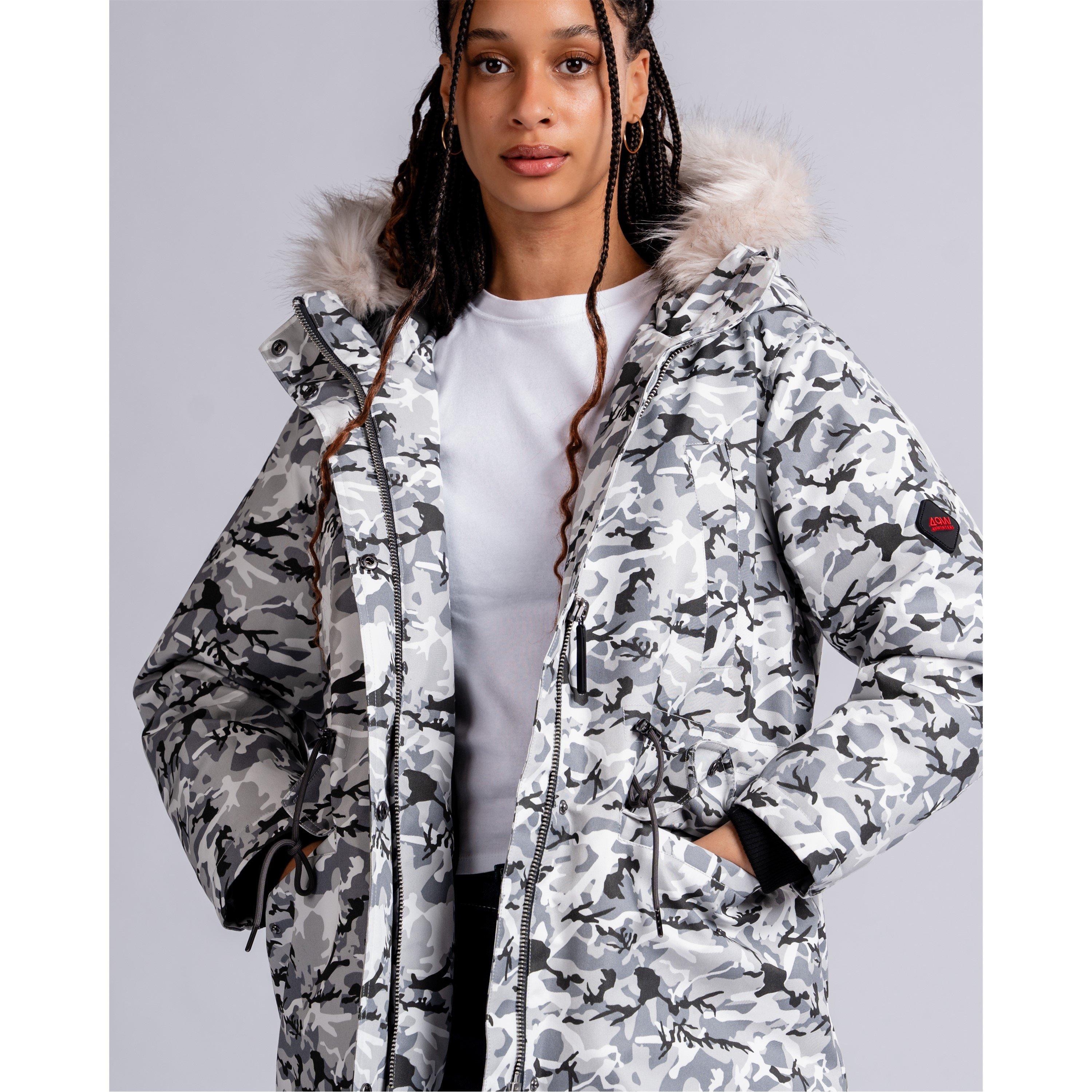 Is-camo - 49Winters - Covent Hooded Faux Fur Trim Cotton Water Resistant Tailored Fit Parka - 7