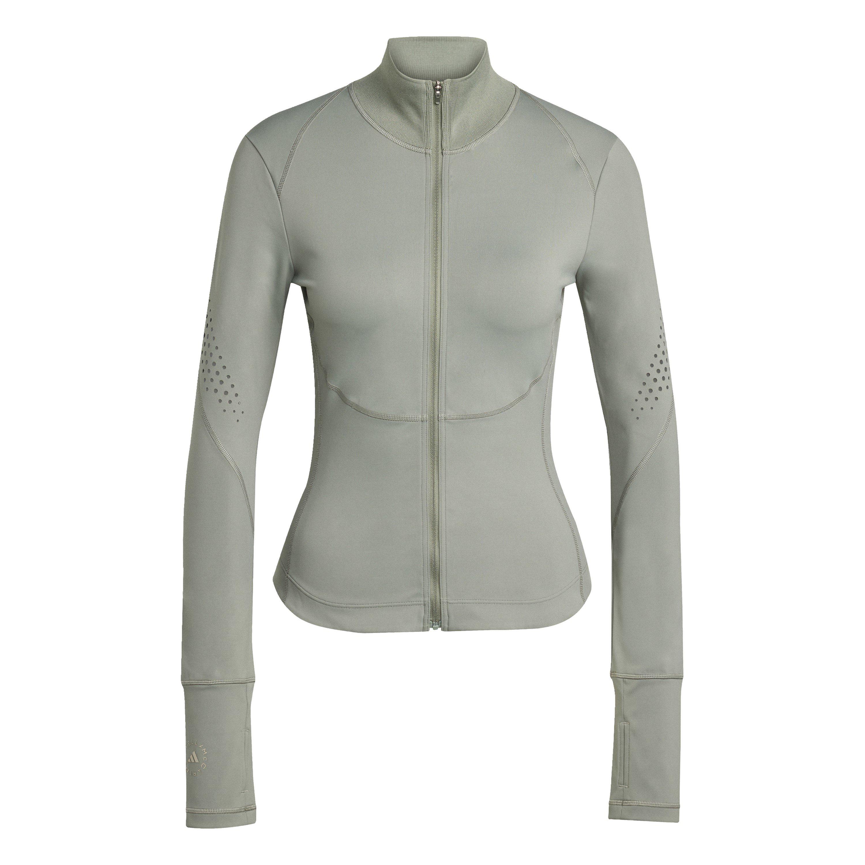 adidas by Stella McCartney Women's Performance Training Jacket - Stone Green - Size 8 (XS)