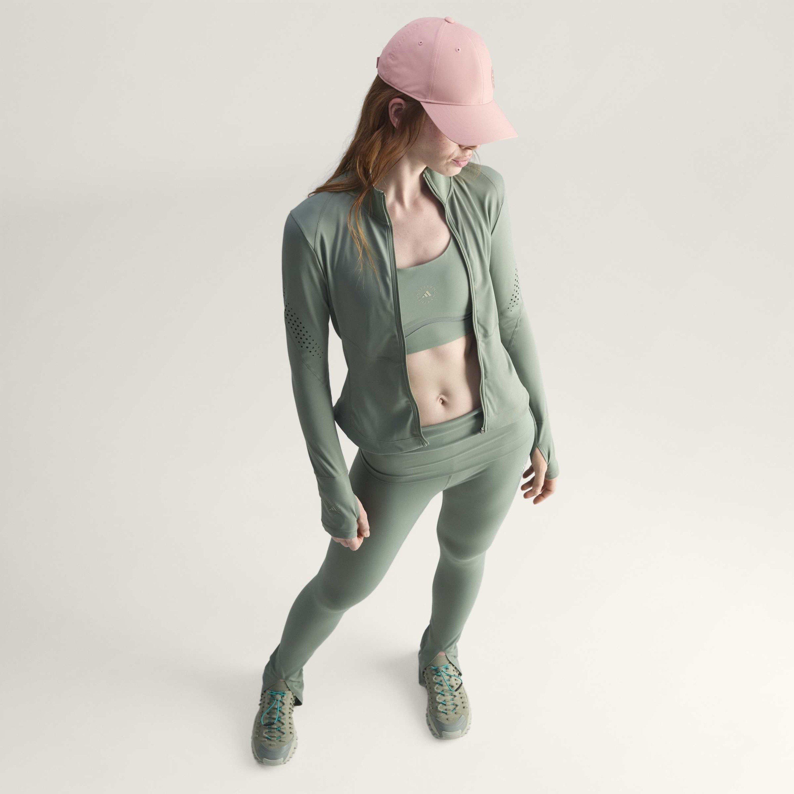 Stone Green - adidas by Stella McCartney - Women's Adidas by Stella McCartney Performance Training Jacket - 7