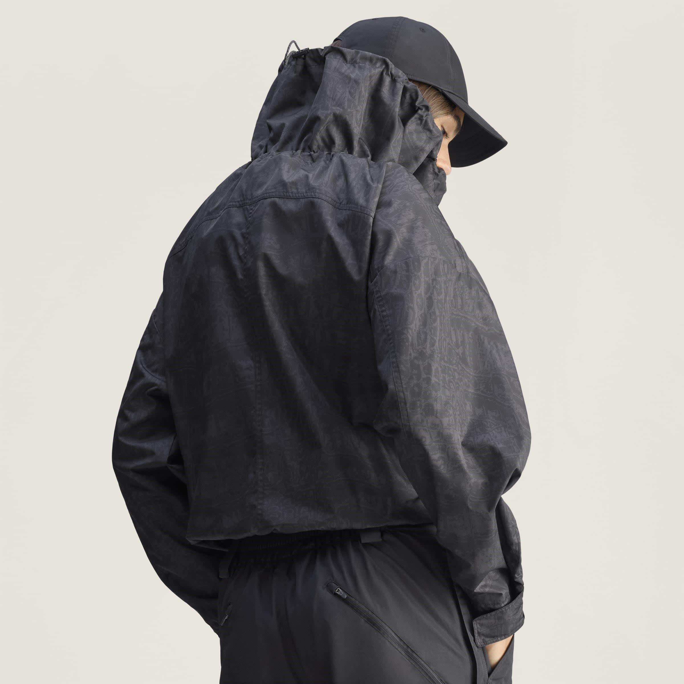 Black Utility - adidas by Stella McCartney - Women's  Lightweight Weather-Resistant Windbreaker - 4