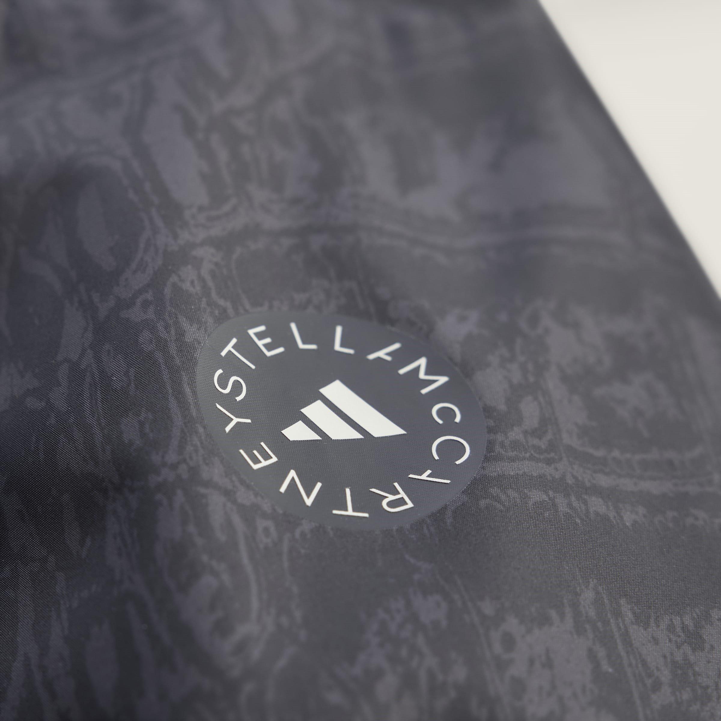 Black Utility - adidas by Stella McCartney - Women's  Lightweight Weather-Resistant Windbreaker - 8