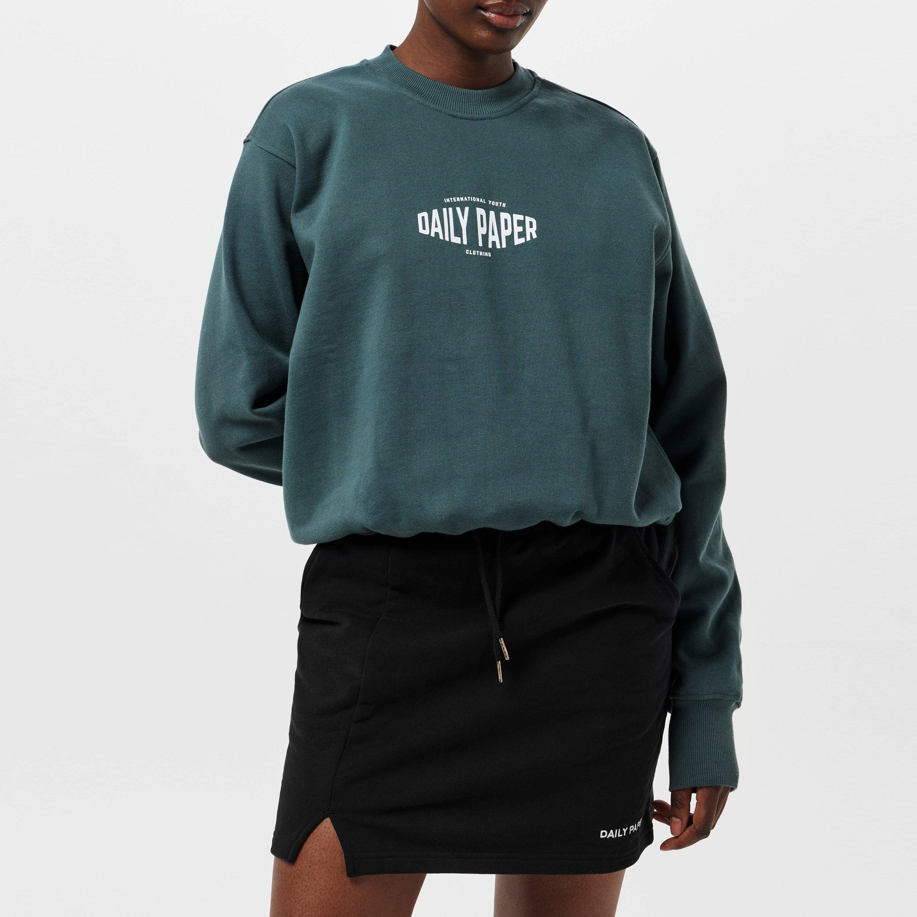 Chic Green - Daily Paper - Women's Evie Crew Sweatshirt - 3