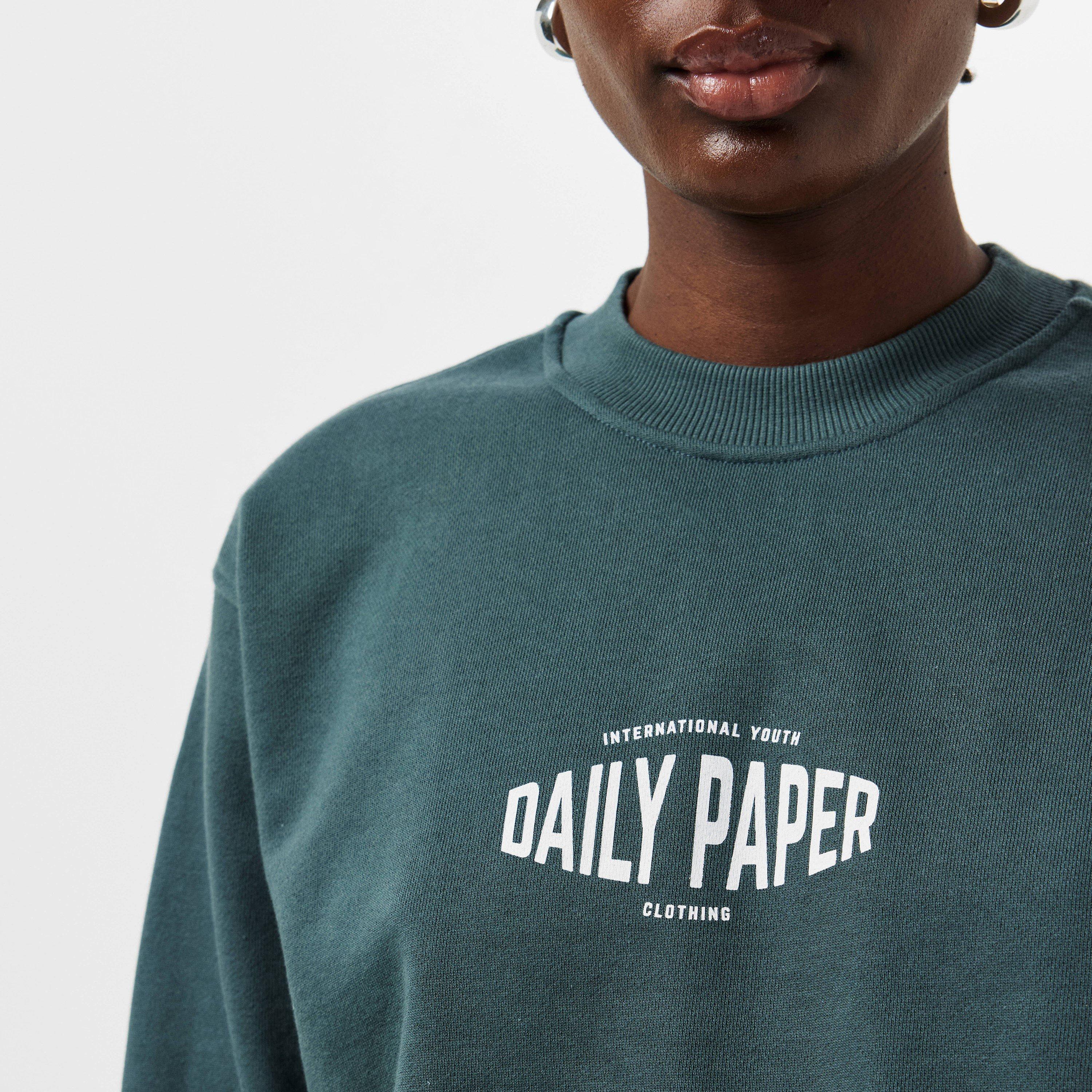 Chic Green - Daily Paper - Women's Evie Crew Sweatshirt - 5