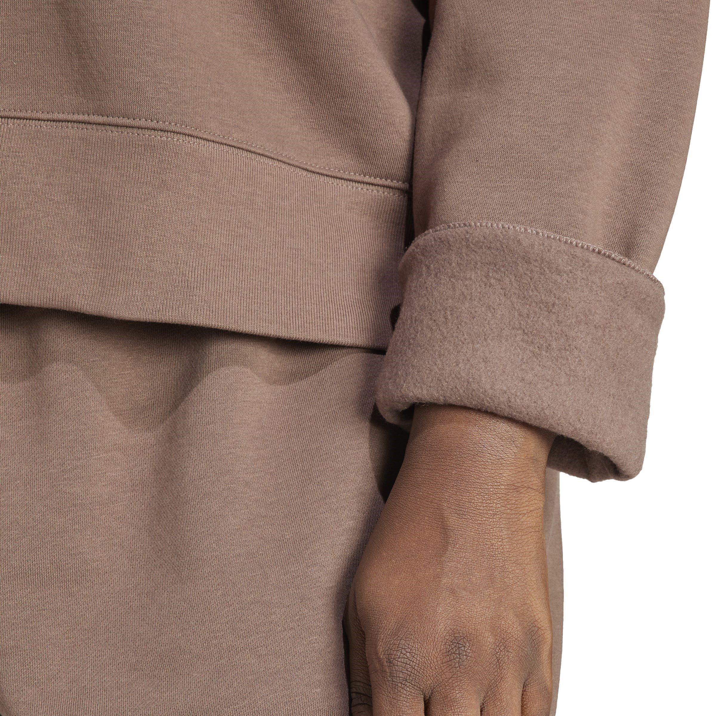 Marrone - adidas Originals - Adicolor Essentials Crew Sweatshirt (Plus Size) Womens - 6