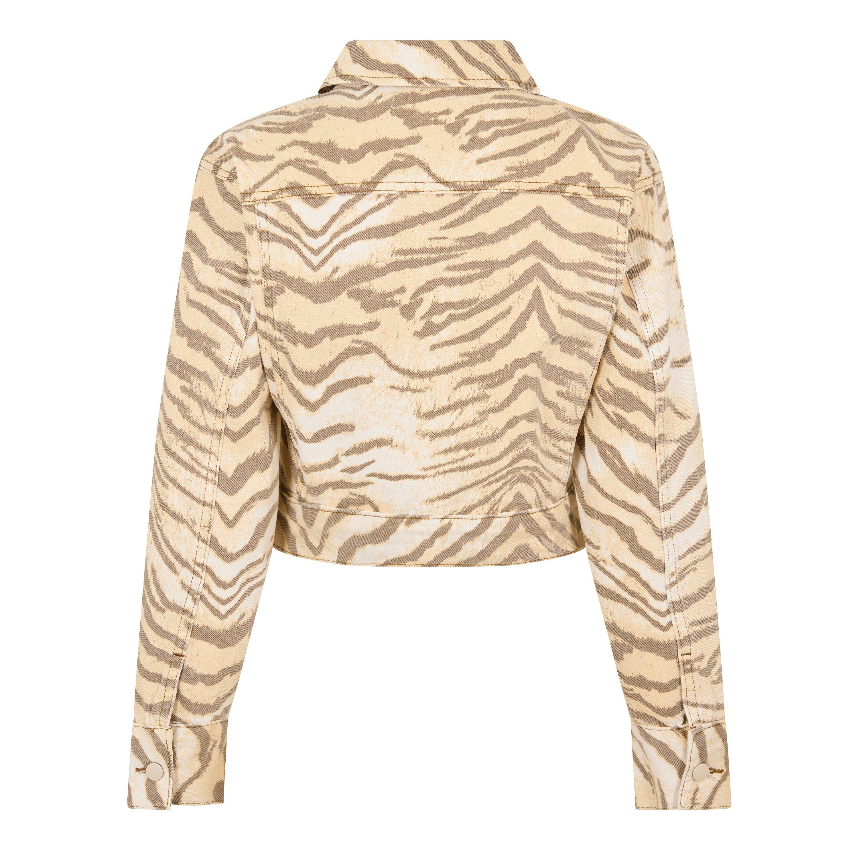 brown tiger - Good American - Good Crop Denim Ld62 - 2