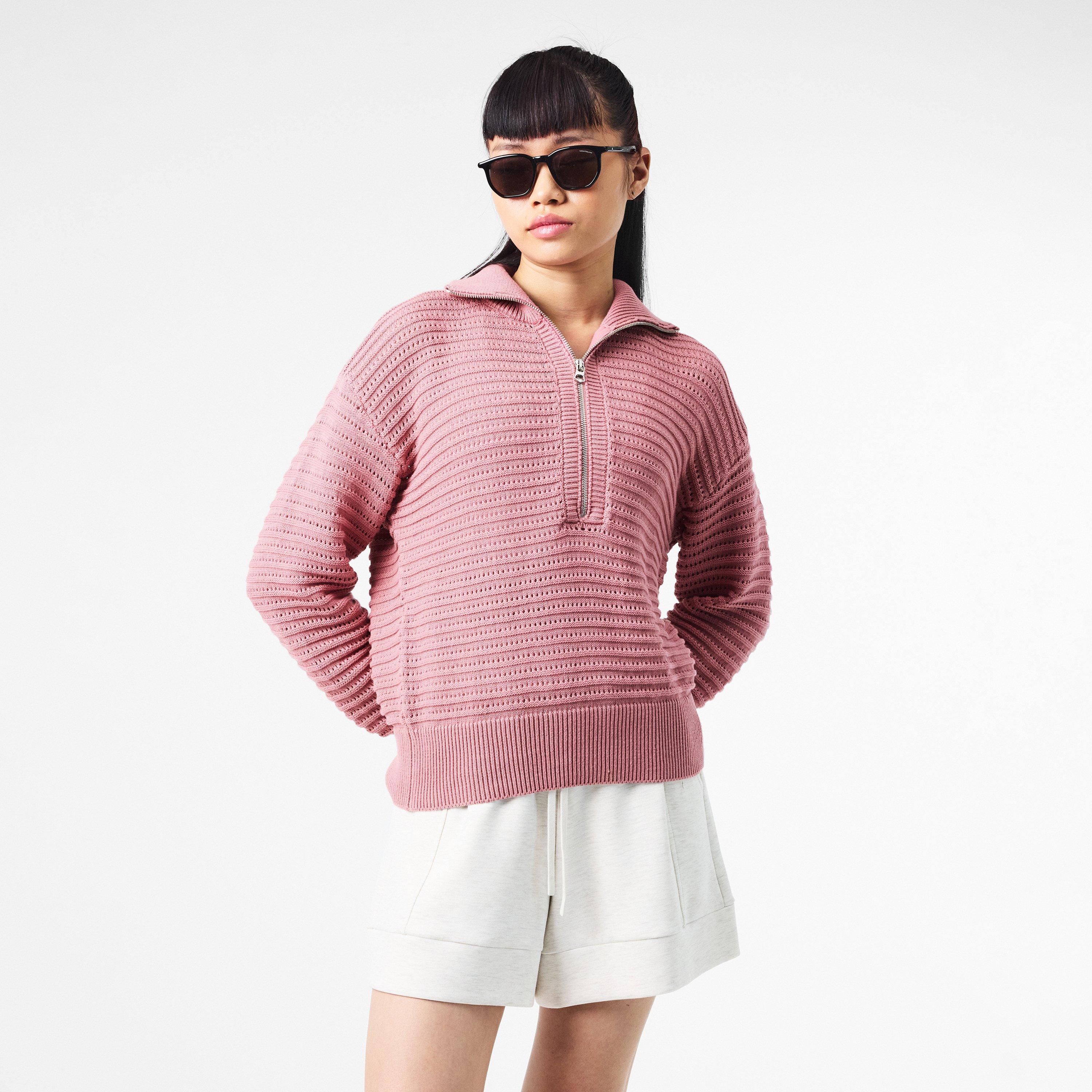 foxglove - Varley - Tara half Zip Sweater - 3