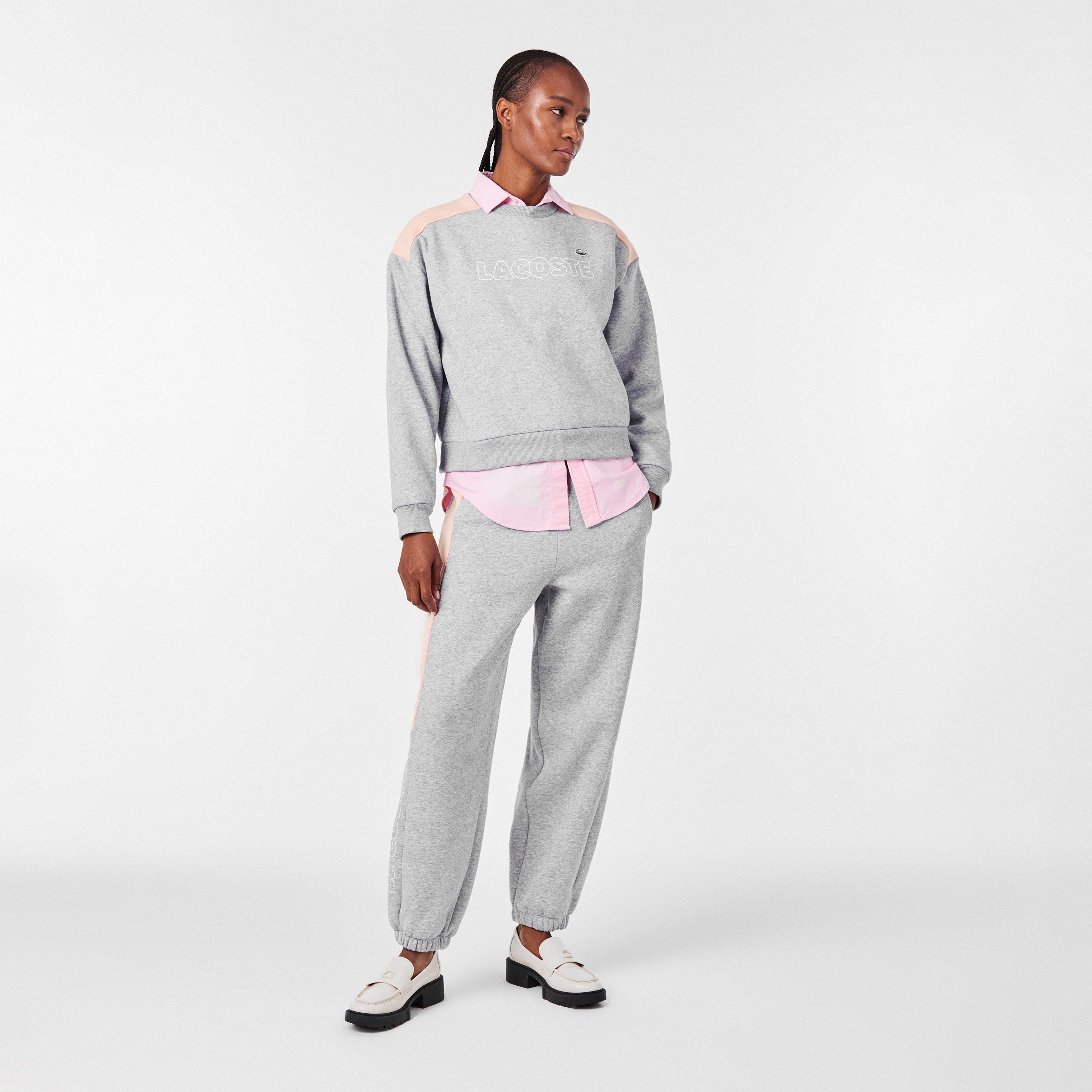 Silver Ch/Nidus - Lacoste - Women's Crew Sweatshirt - 6