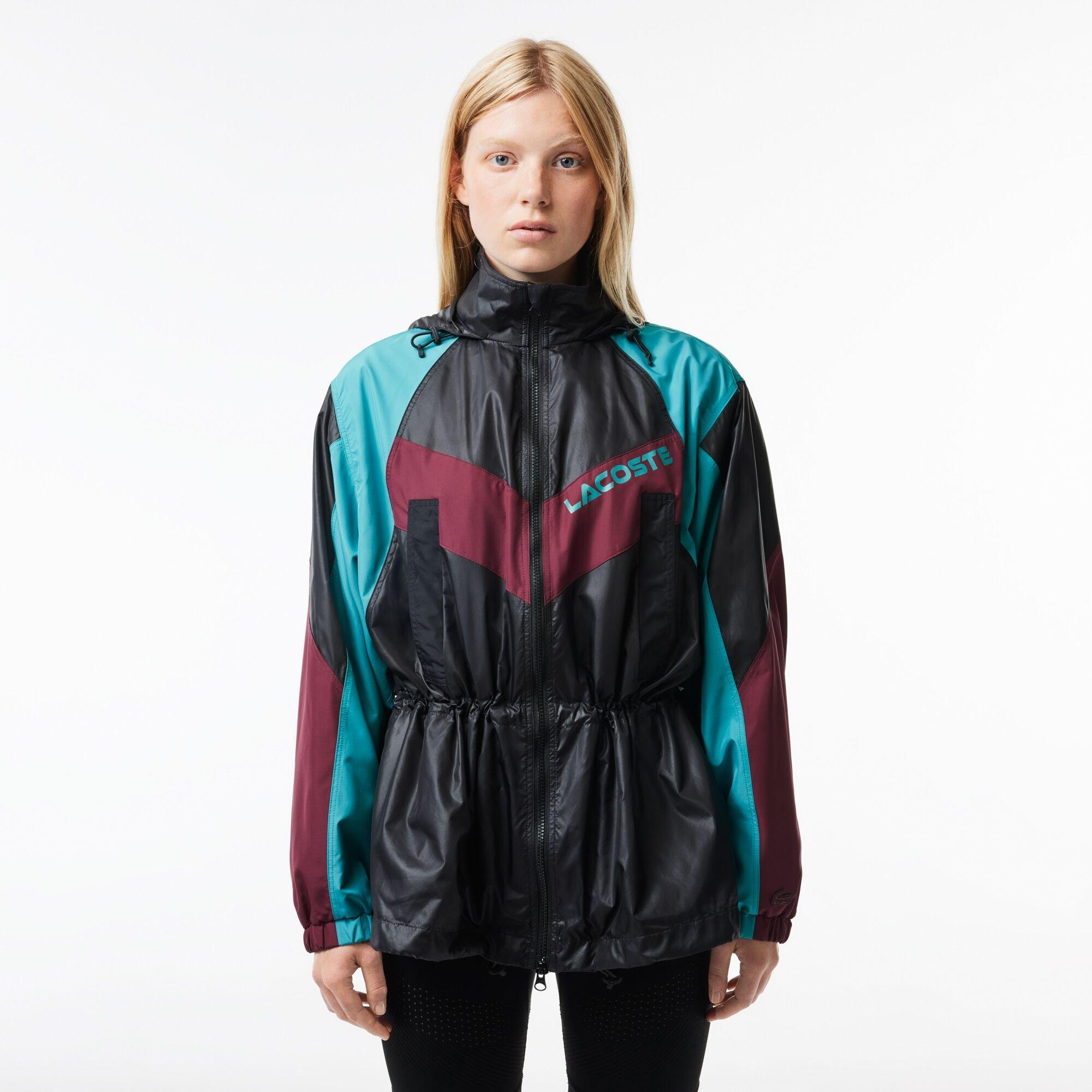 Black/Ocelle - Lacoste - Women's Tracksuit Top - 1