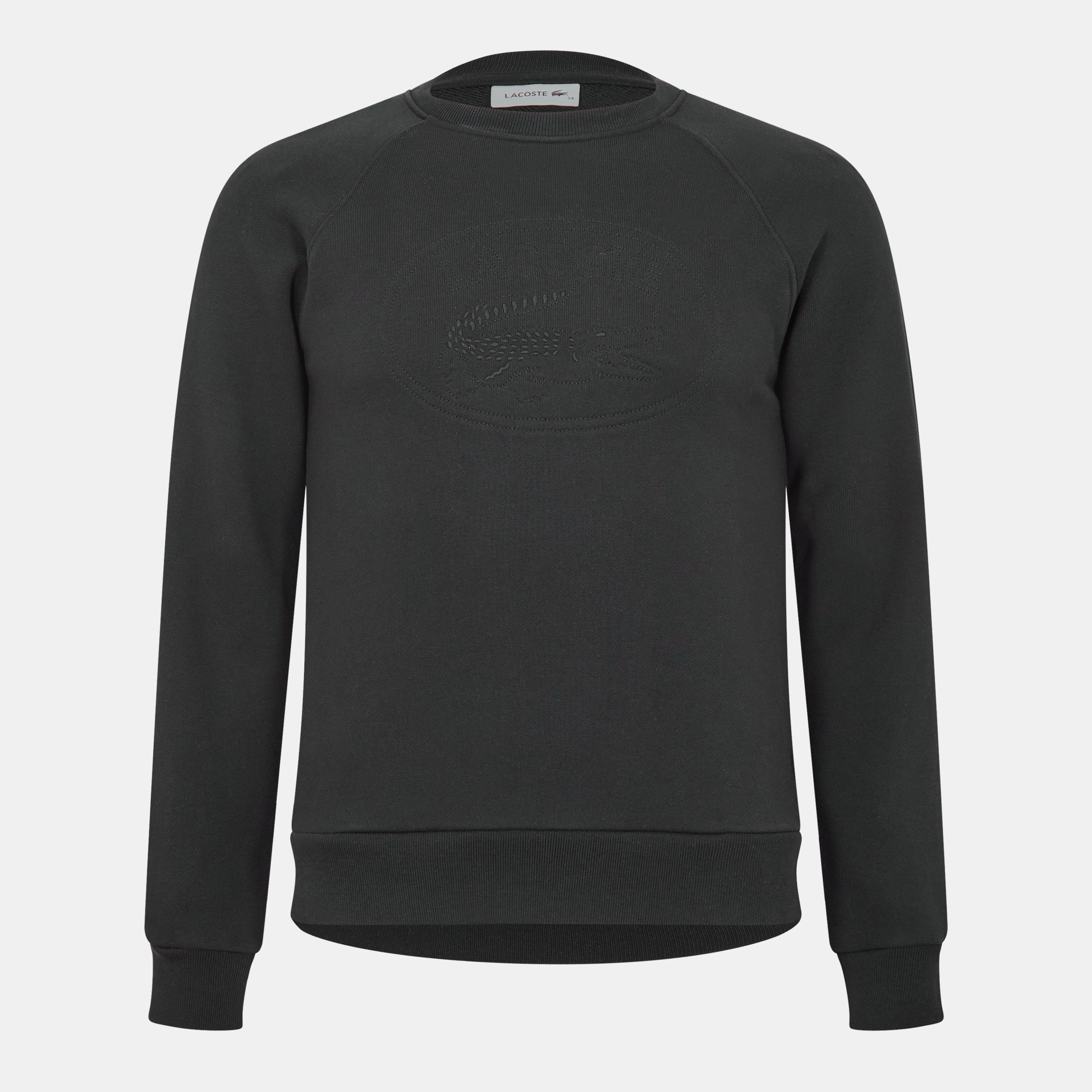 Lacoste Women's Black Crew Sweatshirt - 14 (42)