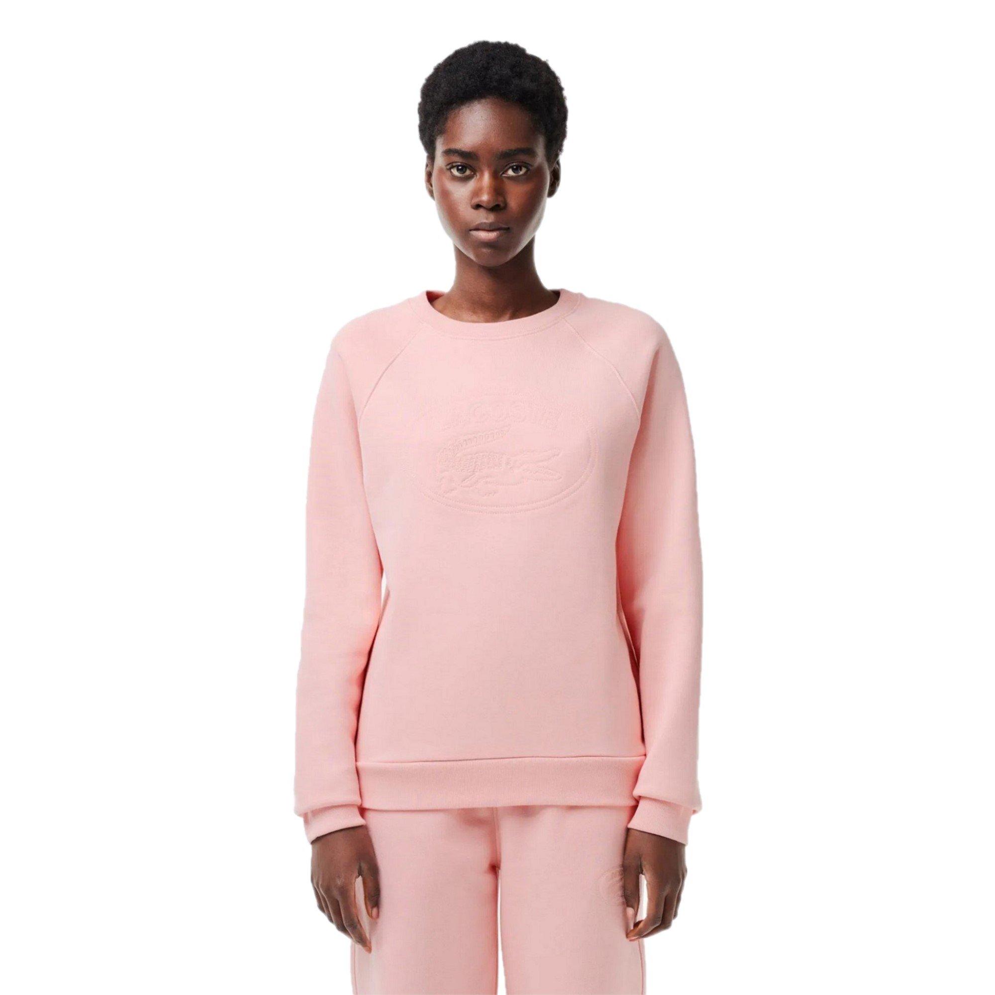 Lacoste Women's Crew Sweatshirt - Waterlily - Size 8 (36)